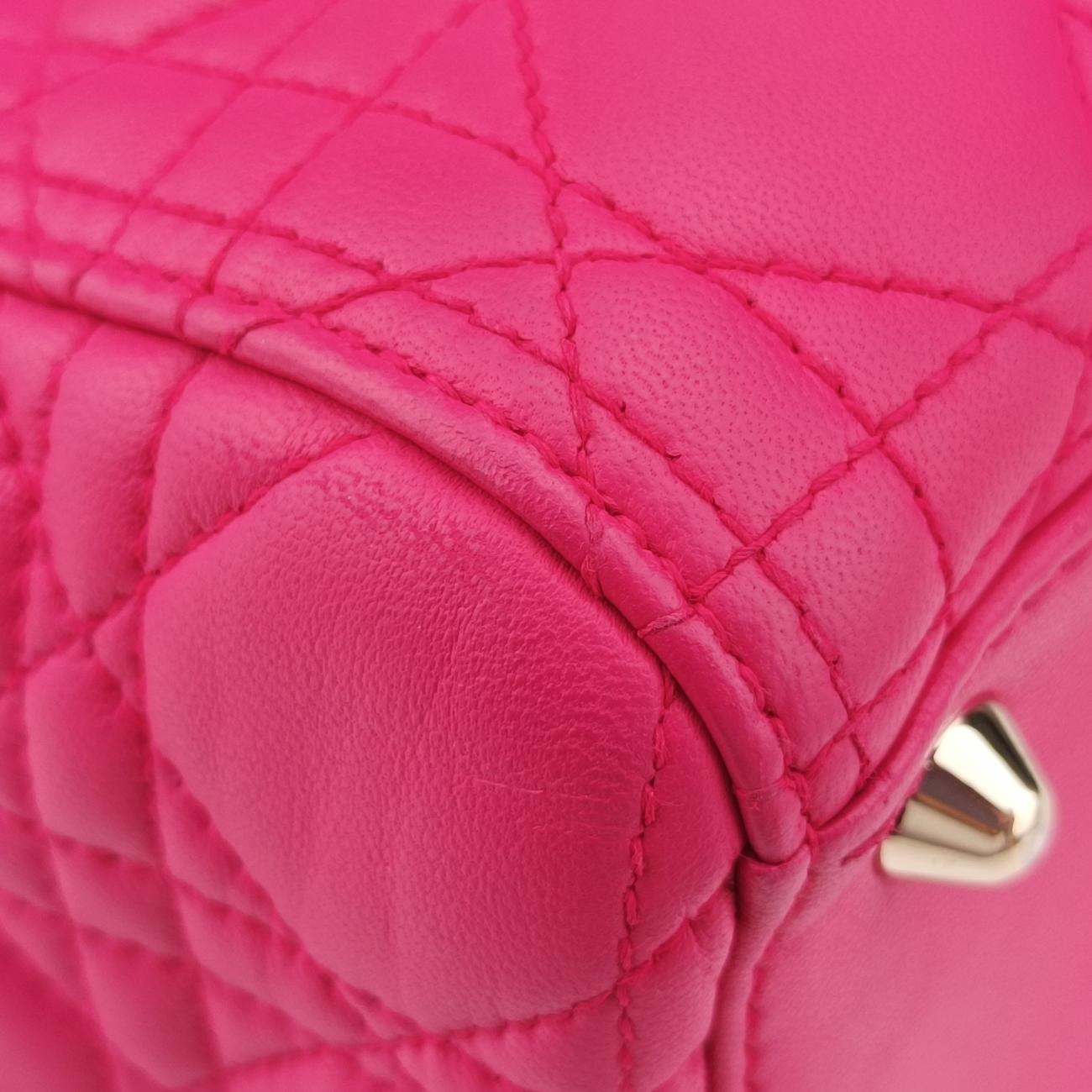 Lady DiorRoselambskin18-MA-0114レディディオールローズ レッドラムスキン18-MA-0114