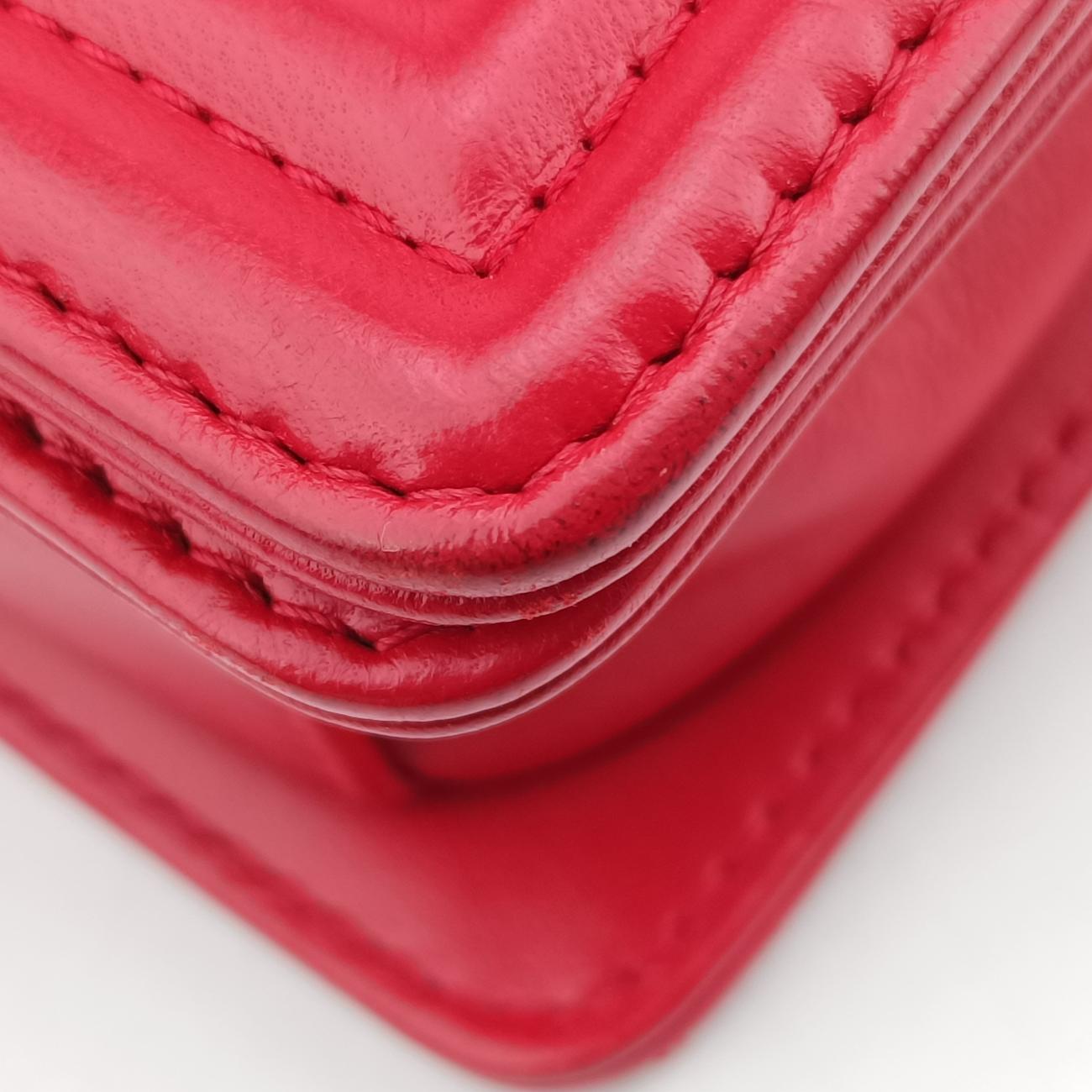 BOY CHANELRedGaluchat Stingray ×lambskinA6713716708938ボーイシャネルレッドガルーシャ スティングレイ×ラムスキンA6713716708938