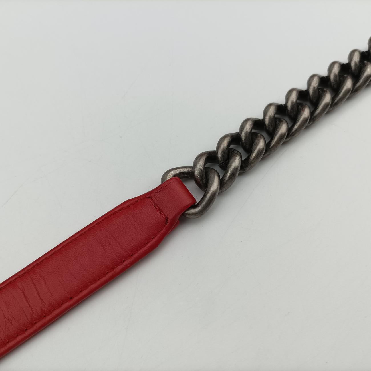 BOY CHANELRedGaluchat Stingray ×lambskinA6713716708938ボーイシャネルレッドガルーシャ スティングレイ×ラムスキンA6713716708938