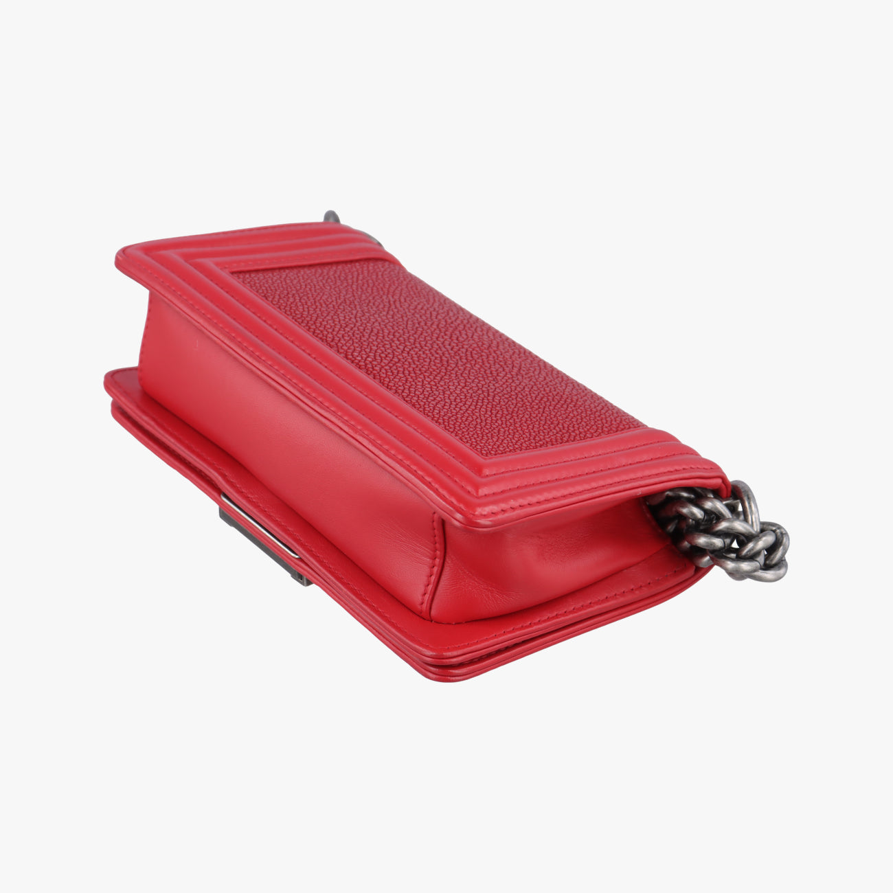 BOY CHANELRedGaluchat Stingray ×lambskinA6713716708938ボーイシャネルレッドガルーシャ スティングレイ×ラムスキンA6713716708938