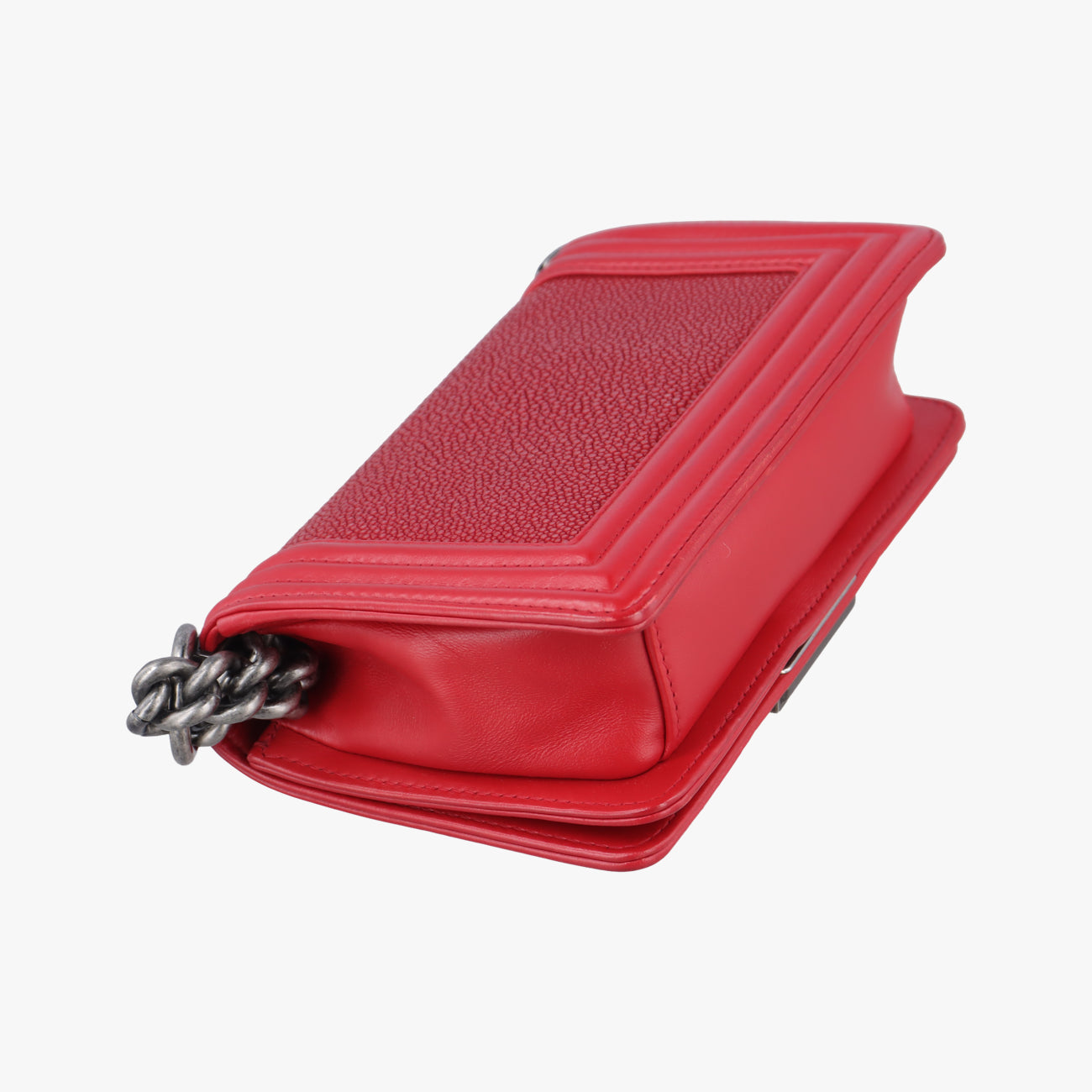 BOY CHANELRedGaluchat Stingray ×lambskinA6713716708938ボーイシャネルレッドガルーシャ スティングレイ×ラムスキンA6713716708938