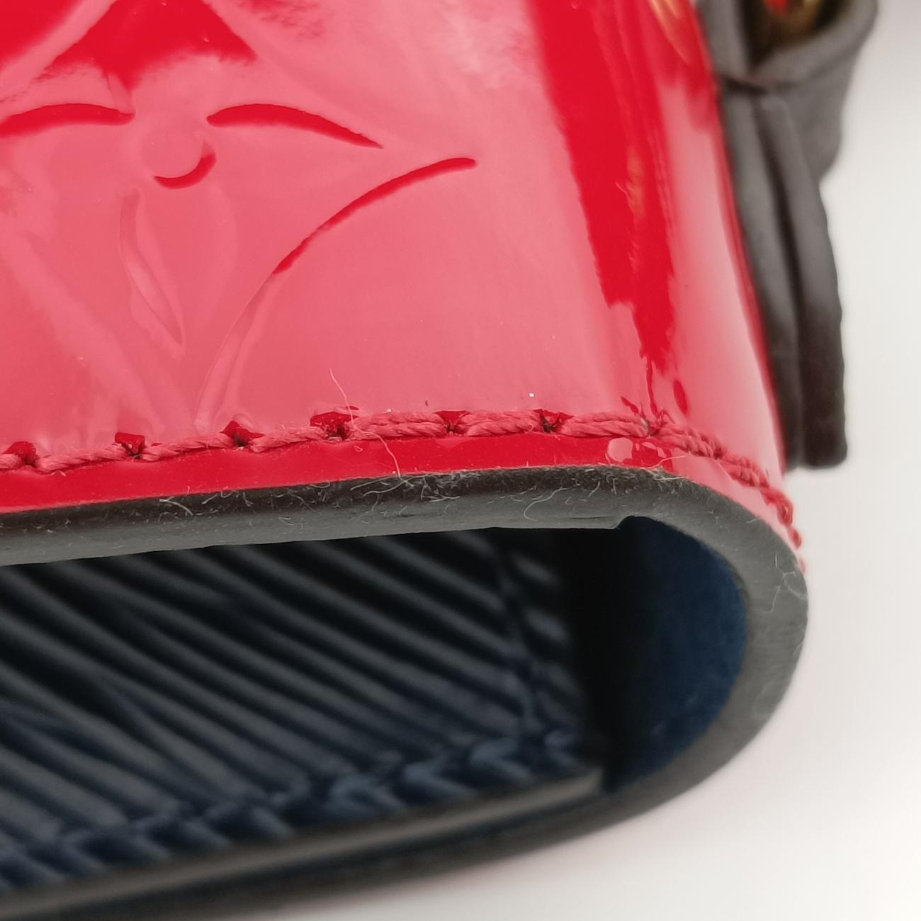 Spring street PMScarlet RedVernis×Leather×Monogram CanvasM90505FK4189 ICチップスプリングストリートPMスカーレットヴェルニ×レザー×モノグラムキャンバスM90505FK4189 ICチップ