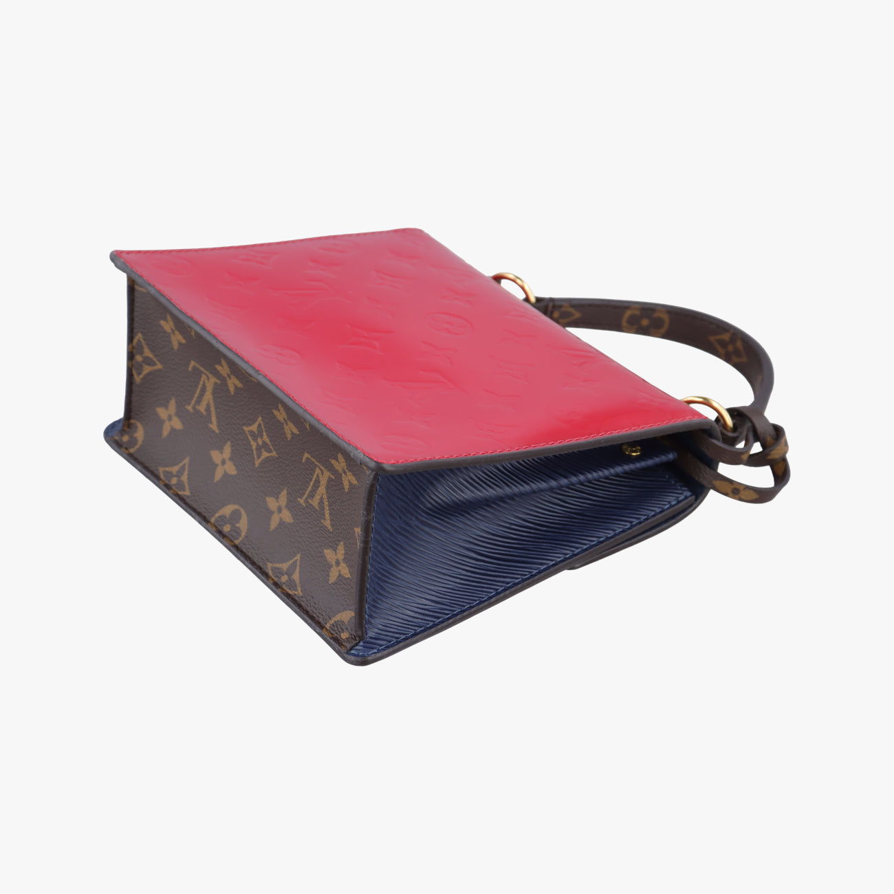 Spring street PMScarlet RedVernis×Leather×Monogram CanvasM90505FK4189 ICチップスプリングストリートPMスカーレットヴェルニ×レザー×モノグラムキャンバスM90505FK4189 ICチップ