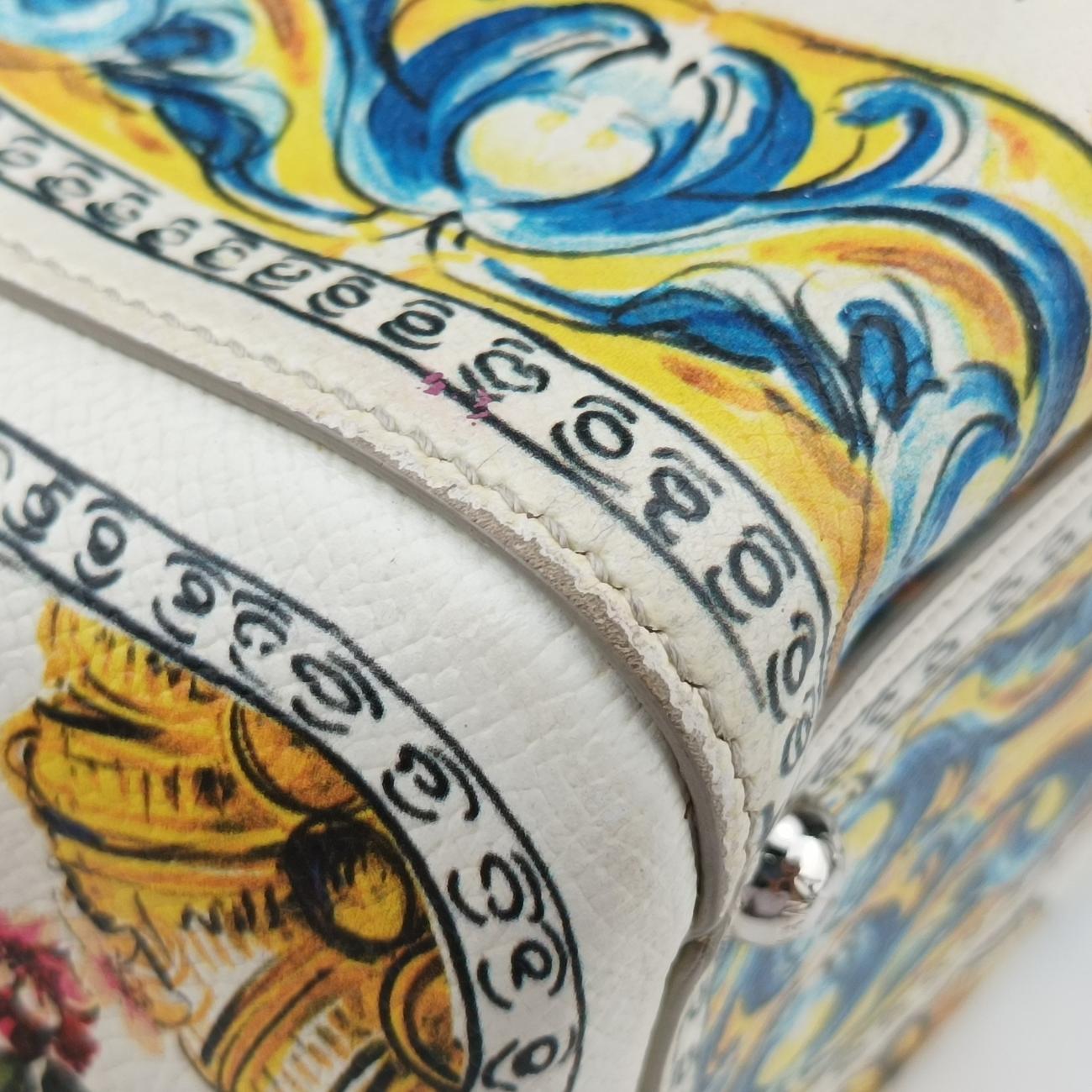 Floral Printl Medium Miss SicilyMulticolourLeather40フローラルプリント ミディアム ミスシシリーマルチカラーレザー40