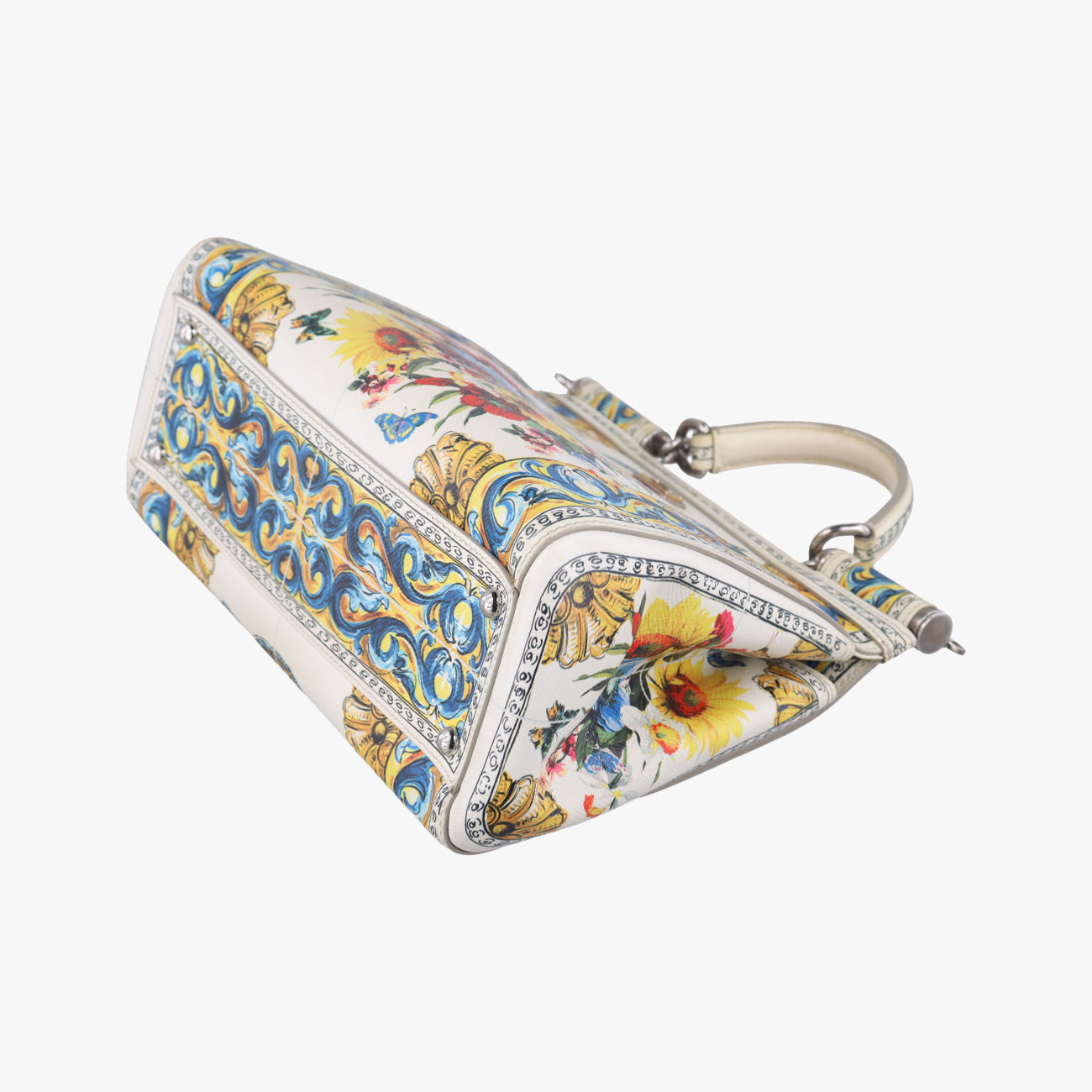 Floral Printl Medium Miss SicilyMulticolourLeather40フローラルプリント ミディアム ミスシシリーマルチカラーレザー40