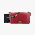 BOY CHANELRedLeatherA6671315642113ボーイシャネルレッドレザーA6671315642113