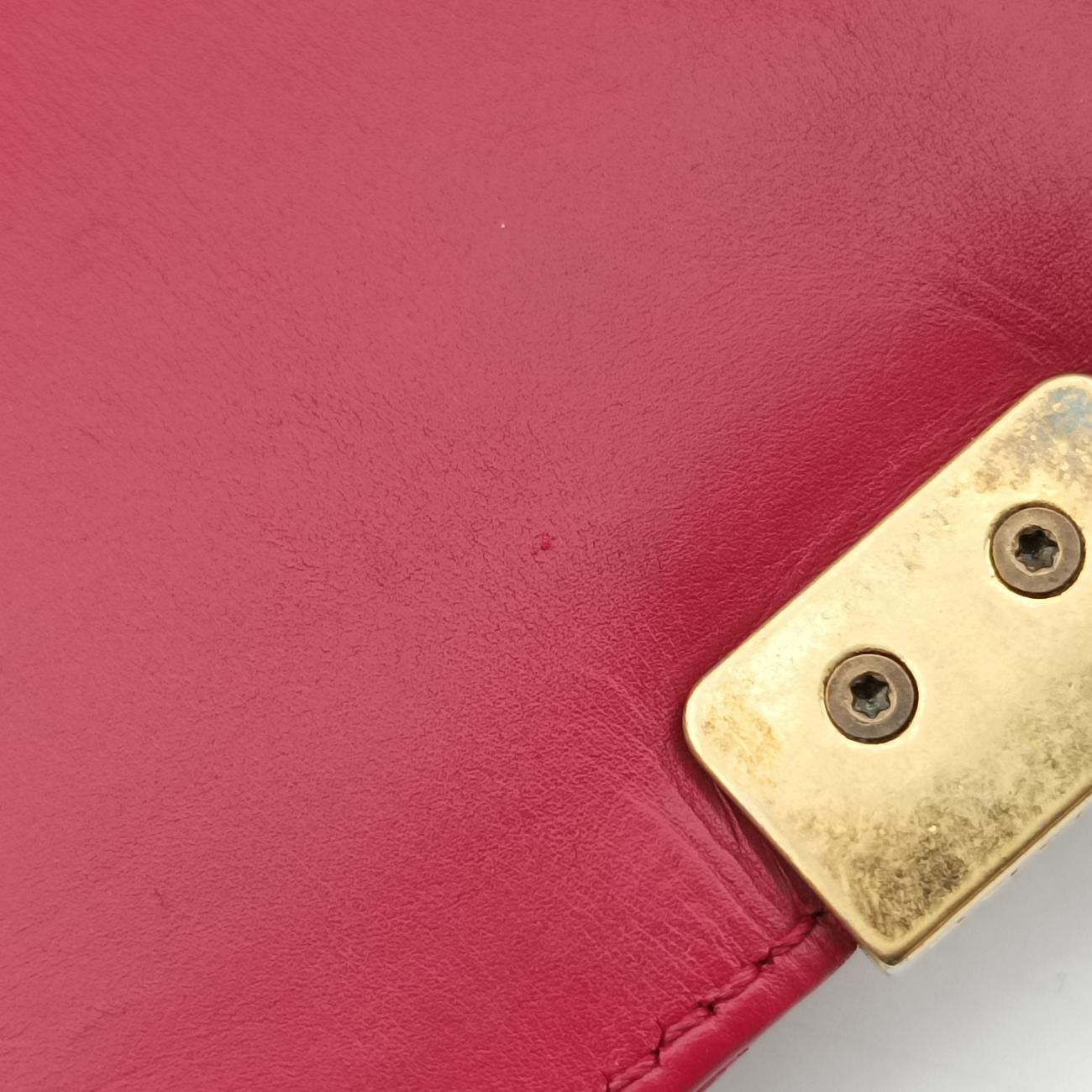 BOY CHANELRedLeatherA6671315642113ボーイシャネルレッドレザーA6671315642113