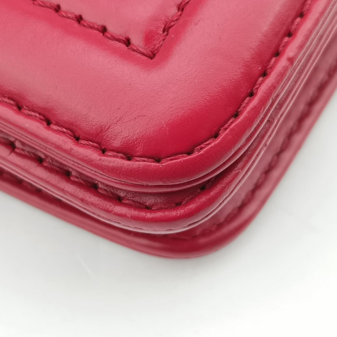 BOY CHANELRedLeatherA6671315642113ボーイシャネルレッドレザーA6671315642113