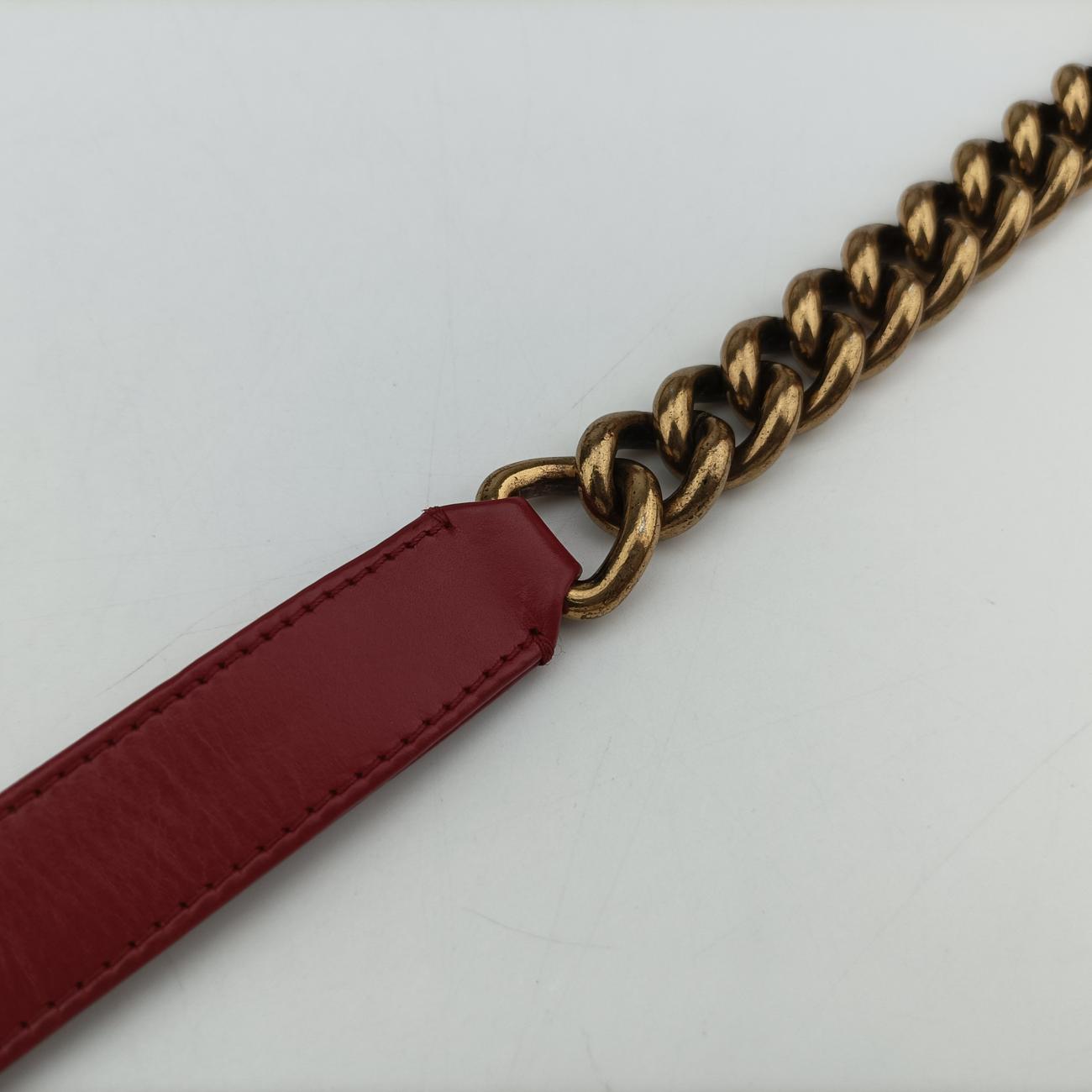 BOY CHANELRedLeatherA6671315642113ボーイシャネルレッドレザーA6671315642113