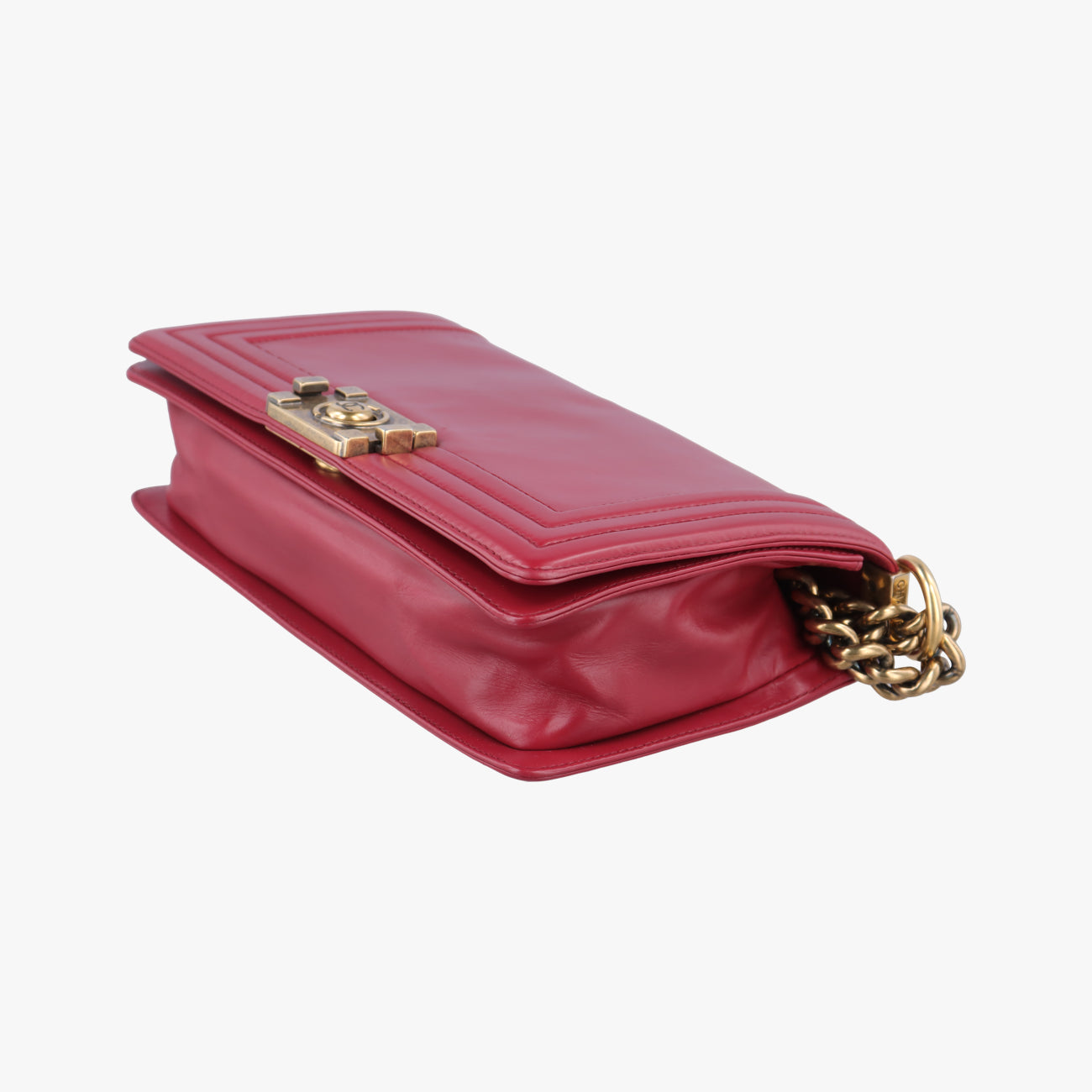 BOY CHANELRedLeatherA6671315642113ボーイシャネルレッドレザーA6671315642113