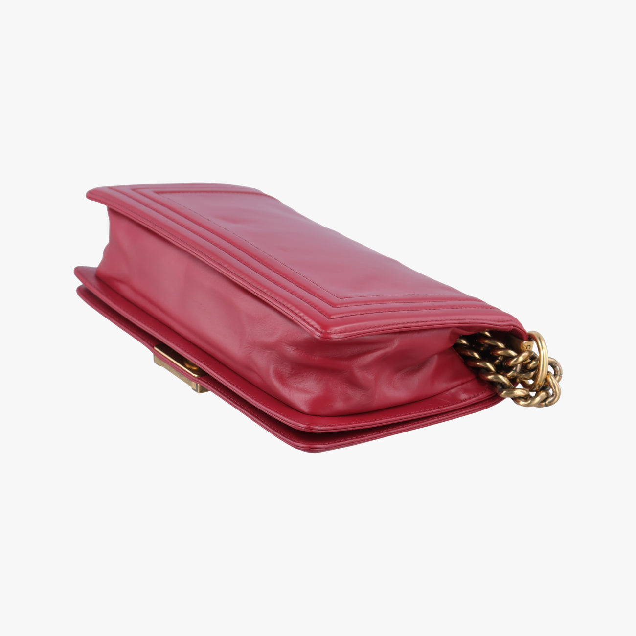 BOY CHANELRedLeatherA6671315642113ボーイシャネルレッドレザーA6671315642113