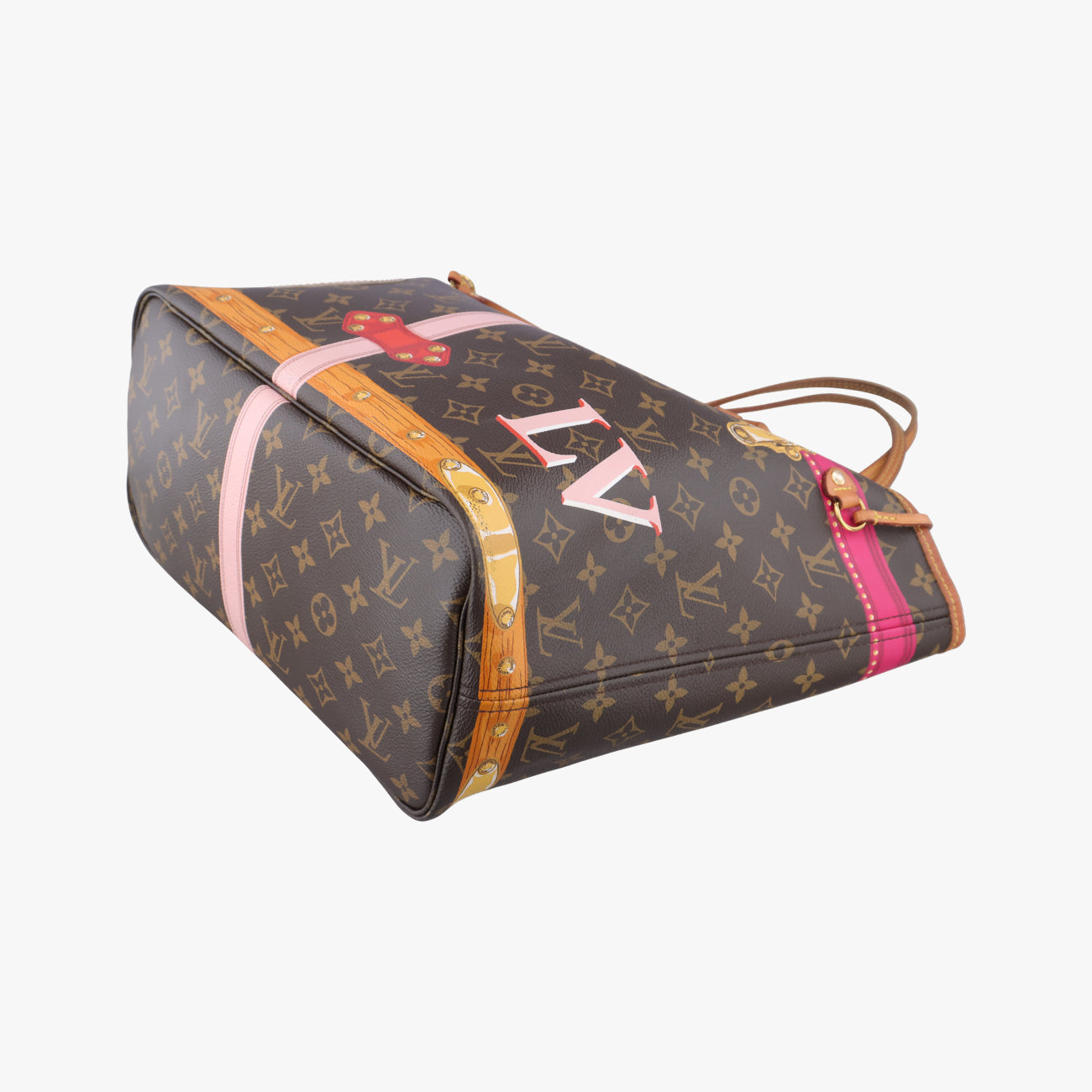 Neverfull MM Summer TrunkbrownXMulticolorMonogram CanvasM41390GI2138 GI2118ネヴァーフルMM 2018サマートランクコレクションモノグラム/ブラウン系XマルチカラーモノグラムキャンバスM41390GI2138 GI2118