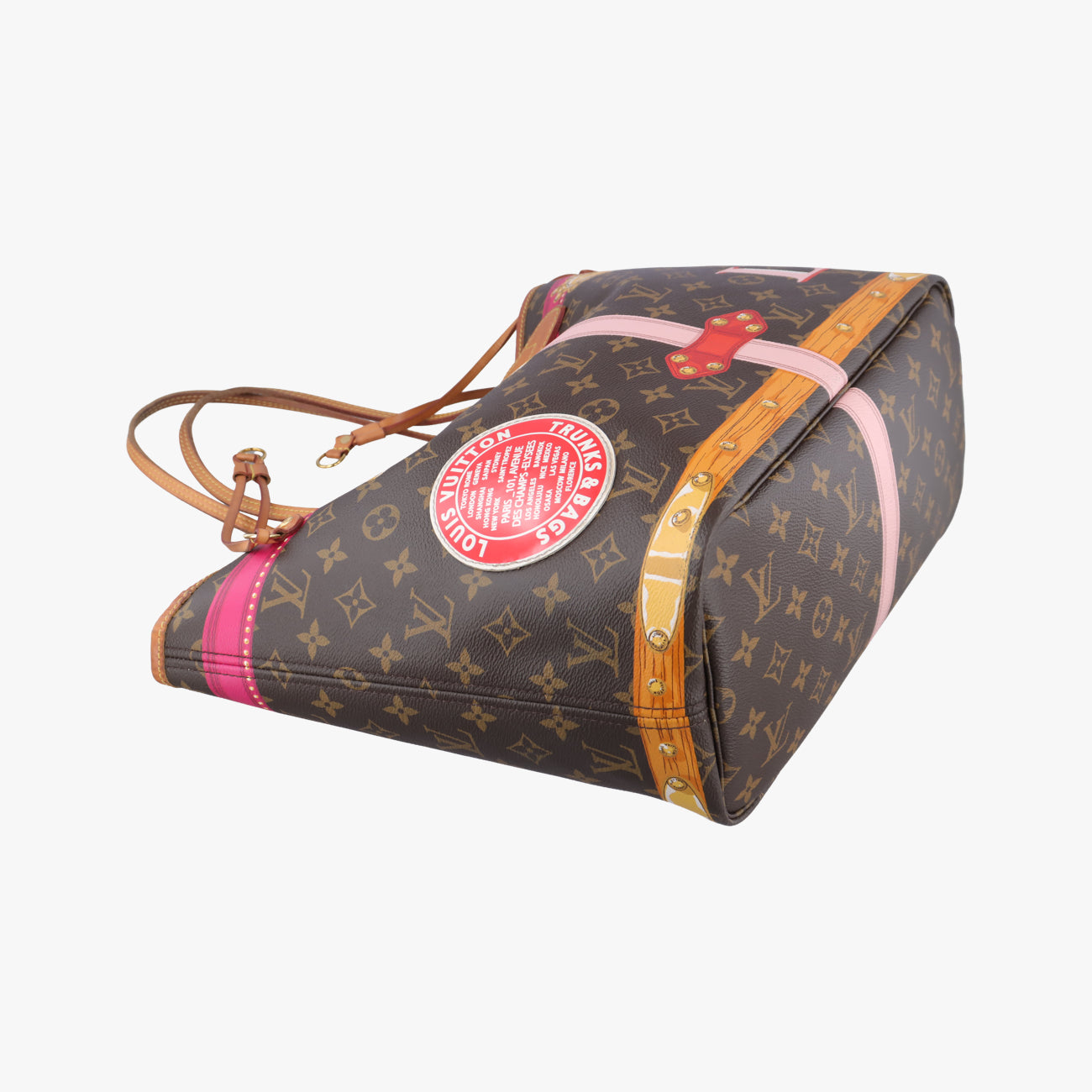 Neverfull MM Summer TrunkbrownXMulticolorMonogram CanvasM41390GI2138 GI2118ネヴァーフルMM 2018サマートランクコレクションモノグラム/ブラウン系XマルチカラーモノグラムキャンバスM41390GI2138 GI2118