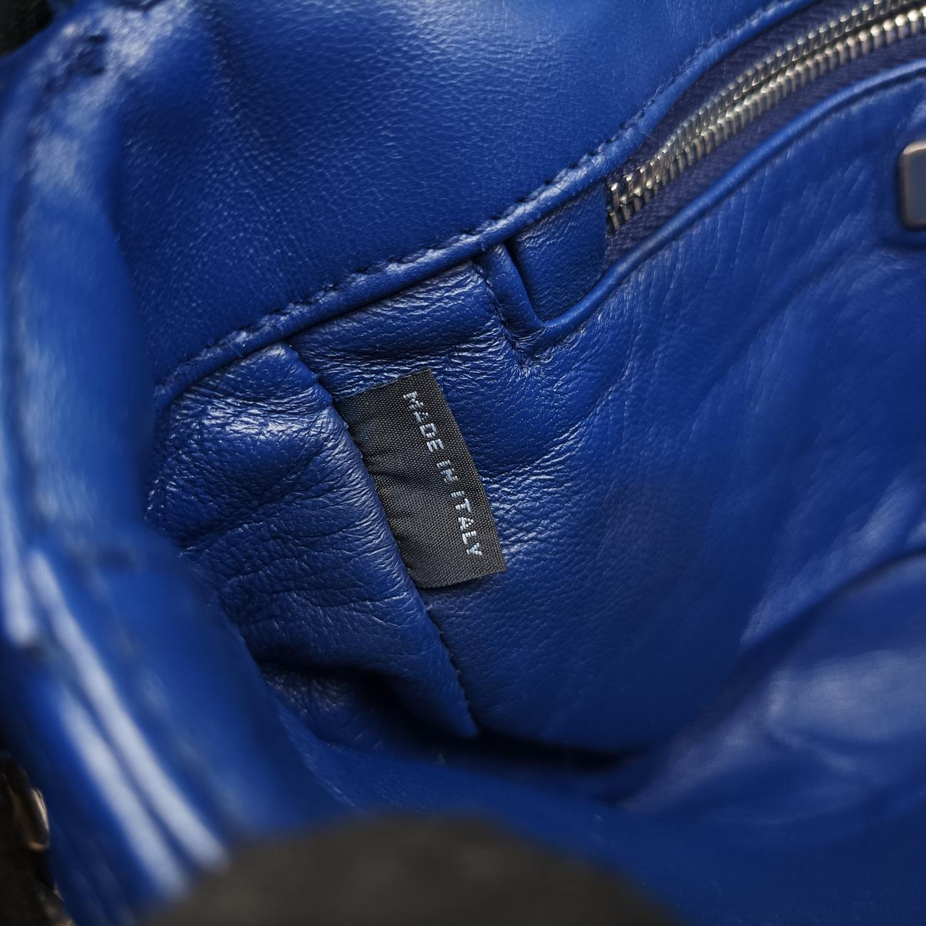 Nappa GaufretteBlueLeather113ナッパゴーフルブルーレザー113