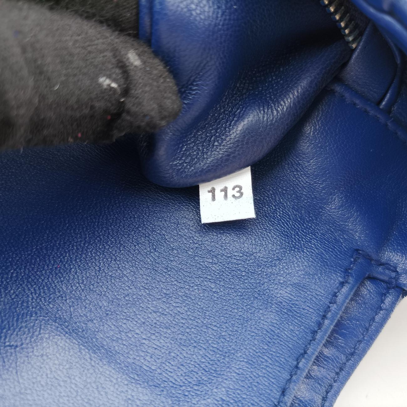 Nappa GaufretteBlueLeather113ナッパゴーフルブルーレザー113