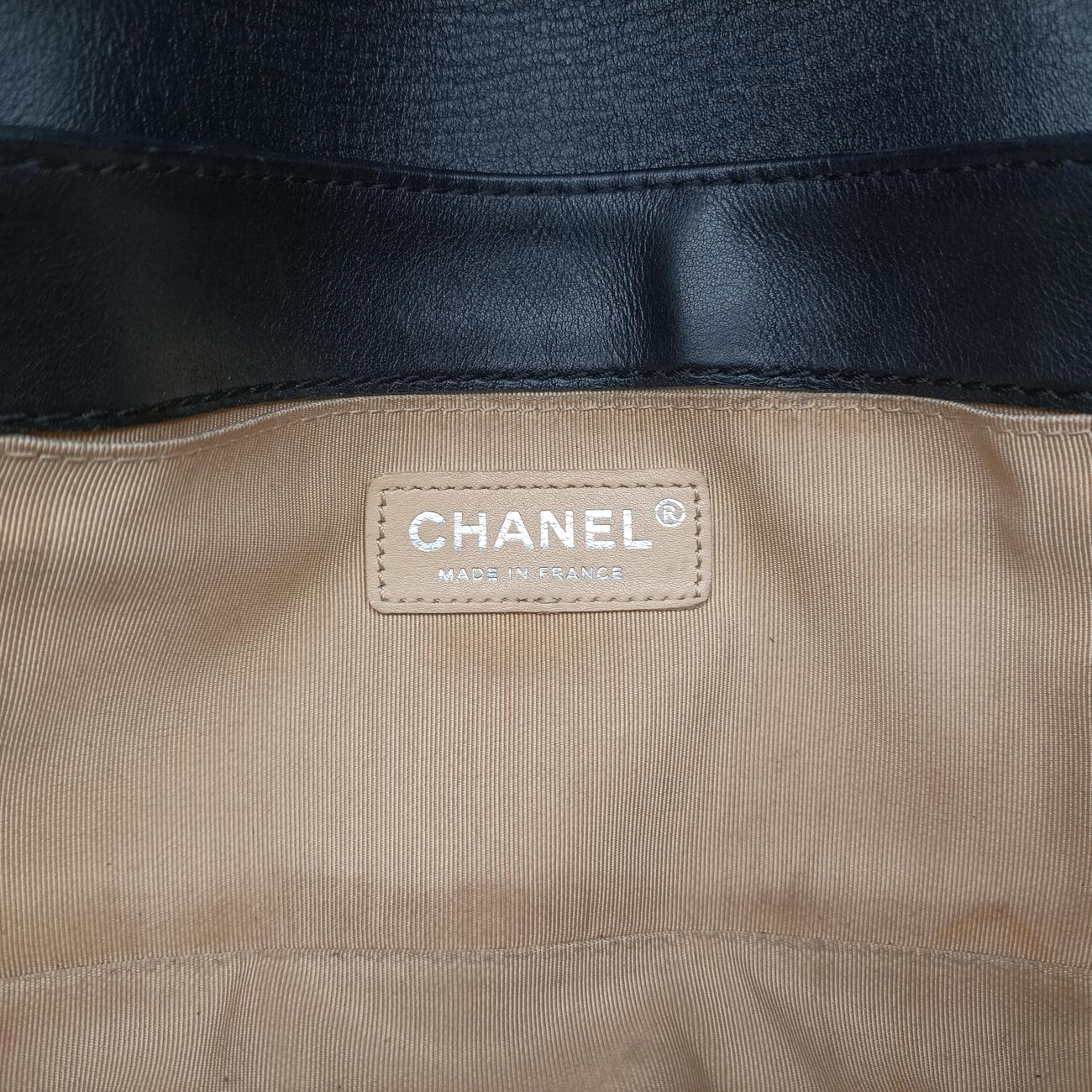 BOY CHANELBlack × BeigelambskinA6794619193611ボーイシャネルブラック×ベージュラムスキンA6794619193611