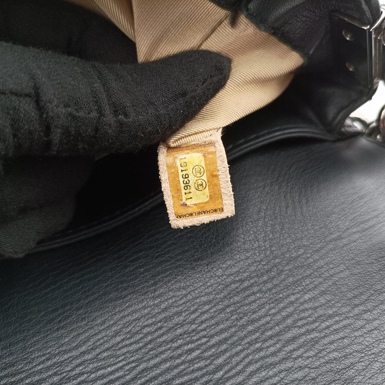 BOY CHANELBlack × BeigelambskinA6794619193611ボーイシャネルブラック×ベージュラムスキンA6794619193611