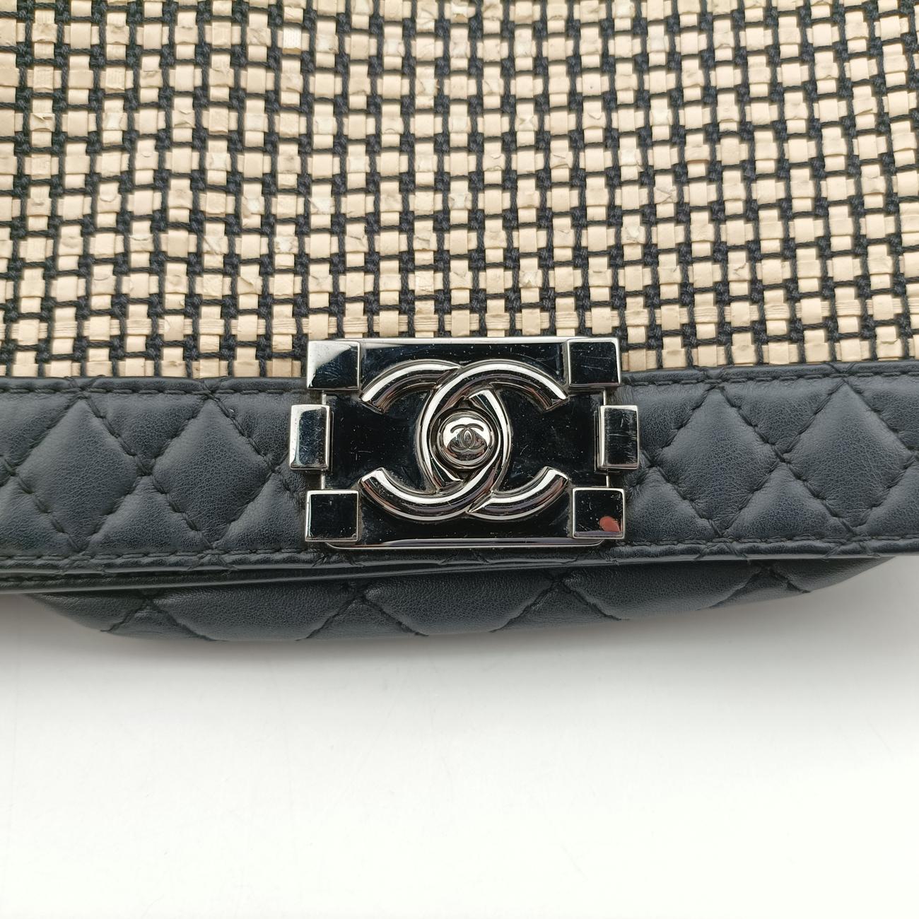 BOY CHANELBlack × BeigelambskinA6794619193611ボーイシャネルブラック×ベージュラムスキンA6794619193611