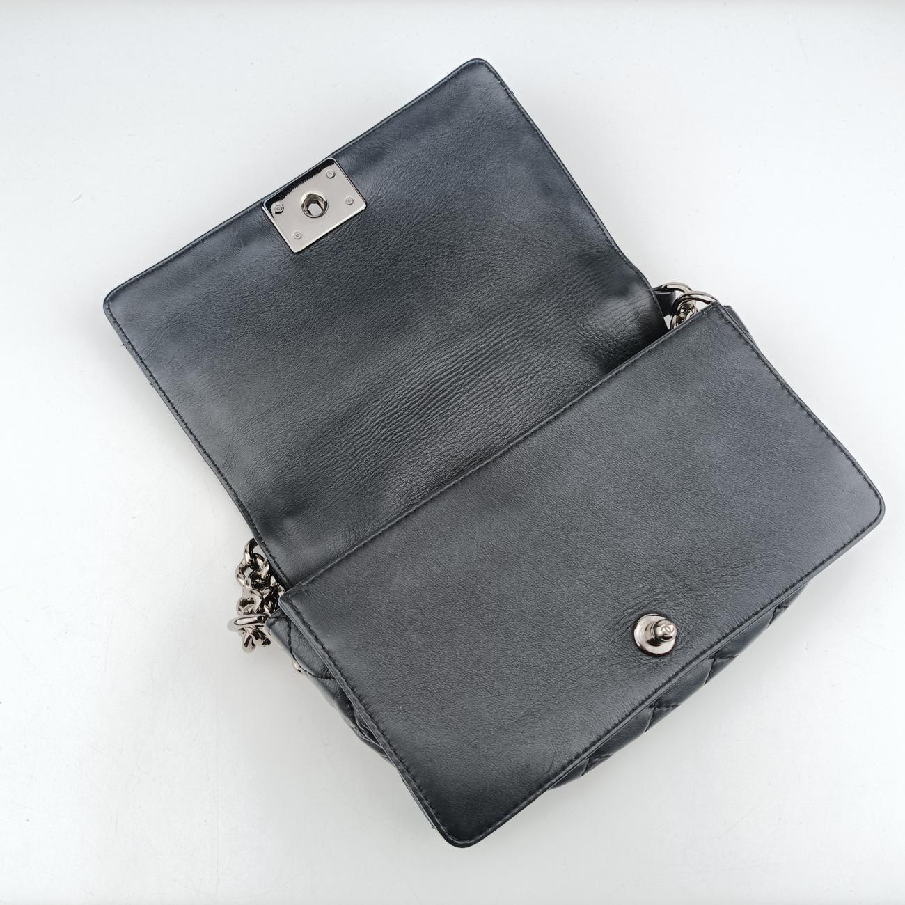 BOY CHANELBlack × BeigelambskinA6794619193611ボーイシャネルブラック×ベージュラムスキンA6794619193611