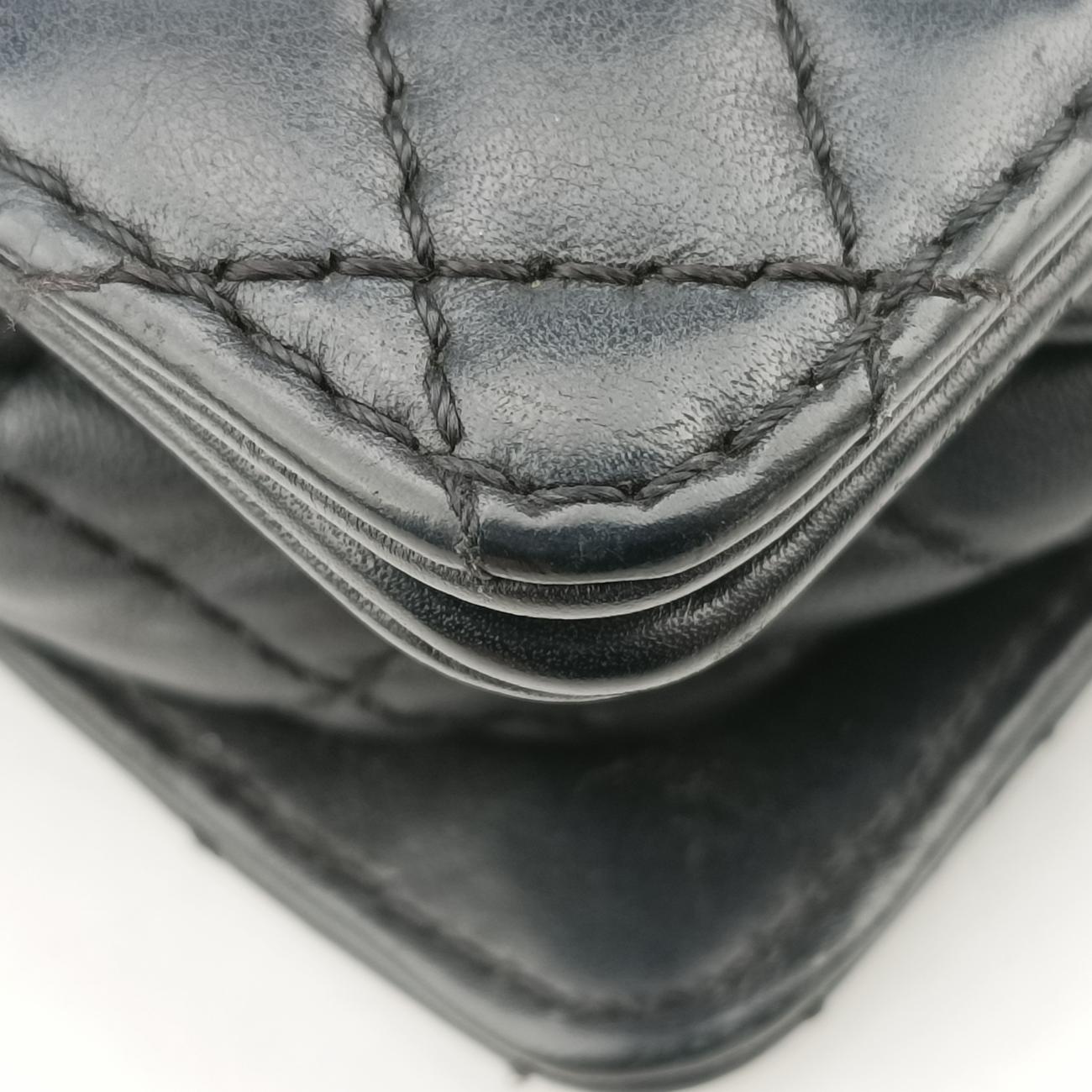 BOY CHANELBlack × BeigelambskinA6794619193611ボーイシャネルブラック×ベージュラムスキンA6794619193611