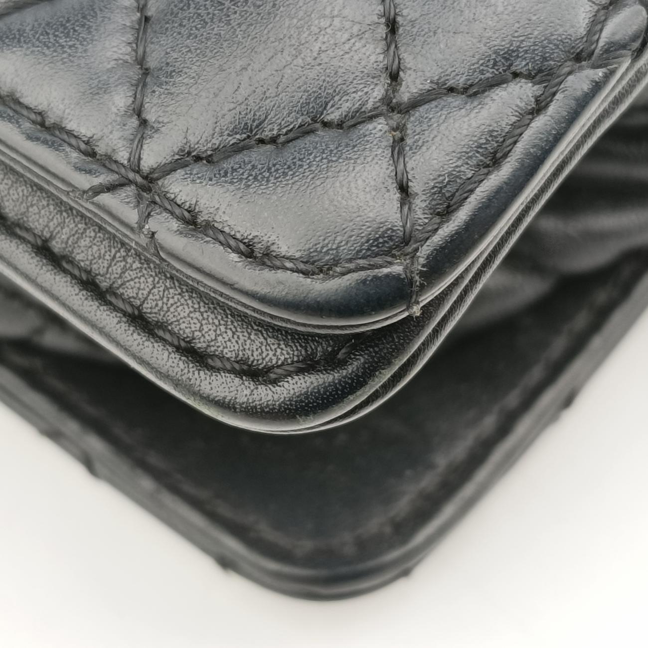 BOY CHANELBlack × BeigelambskinA6794619193611ボーイシャネルブラック×ベージュラムスキンA6794619193611