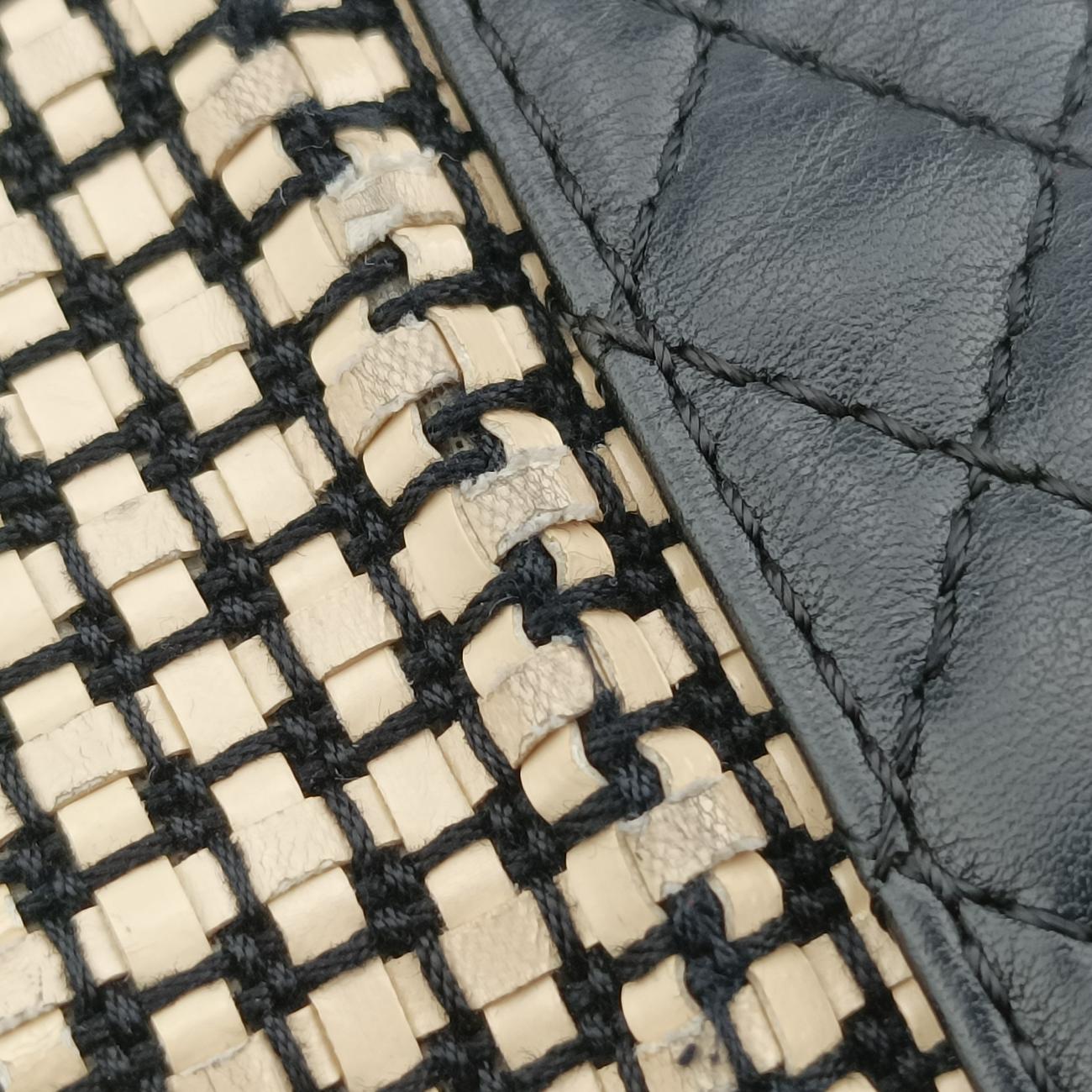 BOY CHANELBlack × BeigelambskinA6794619193611ボーイシャネルブラック×ベージュラムスキンA6794619193611