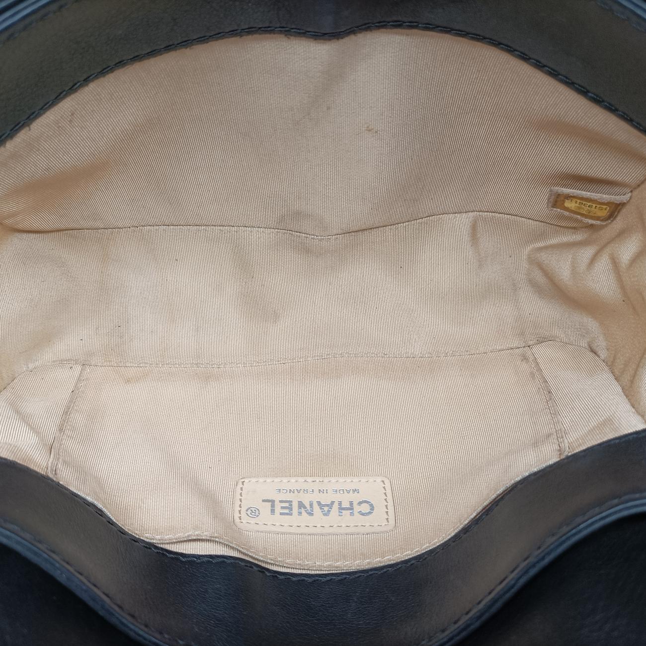 BOY CHANELBlack × BeigelambskinA6794619193611ボーイシャネルブラック×ベージュラムスキンA6794619193611