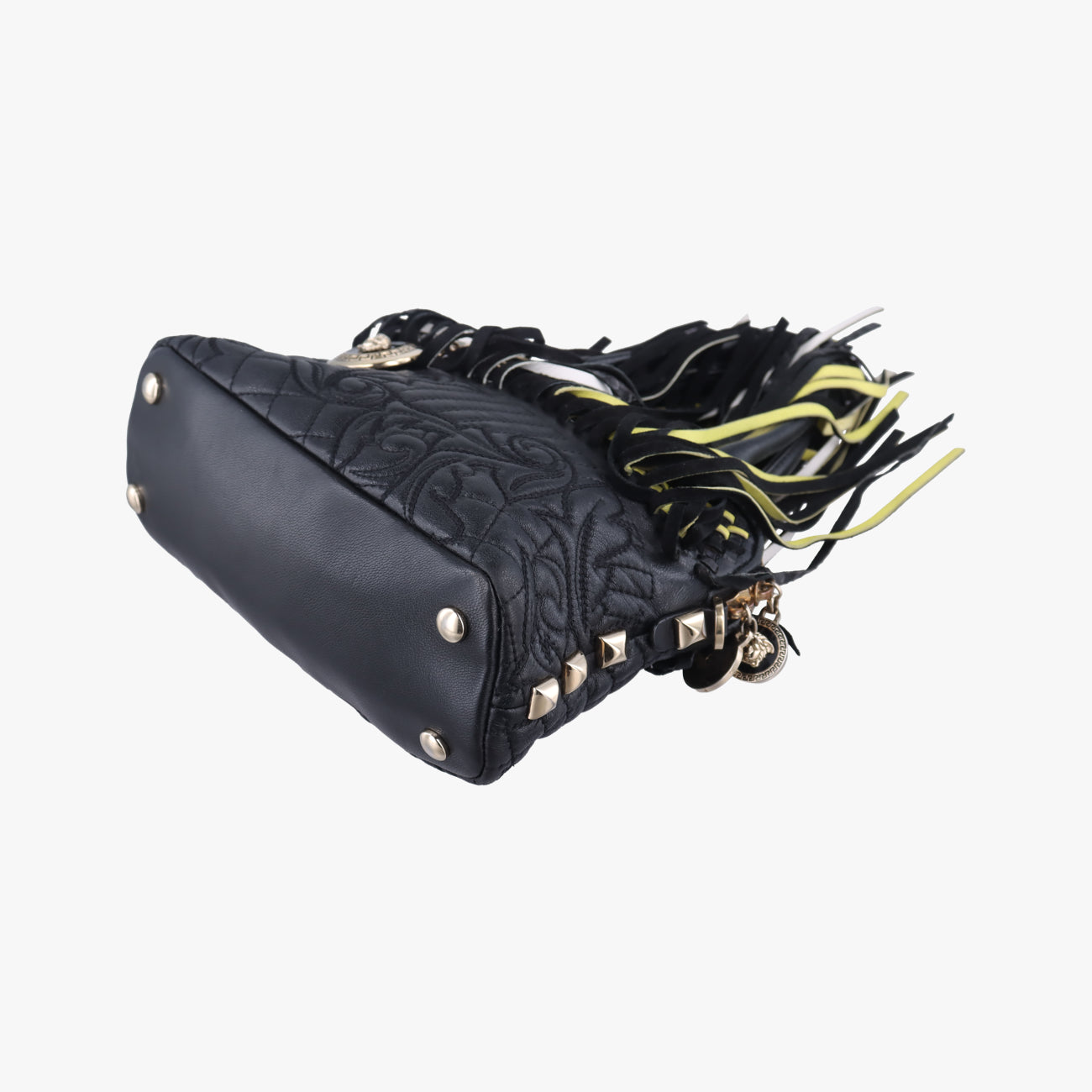 Braided Tassel MedusaBlackLeatherブレイデッド タッセル メデューサブラックレザー