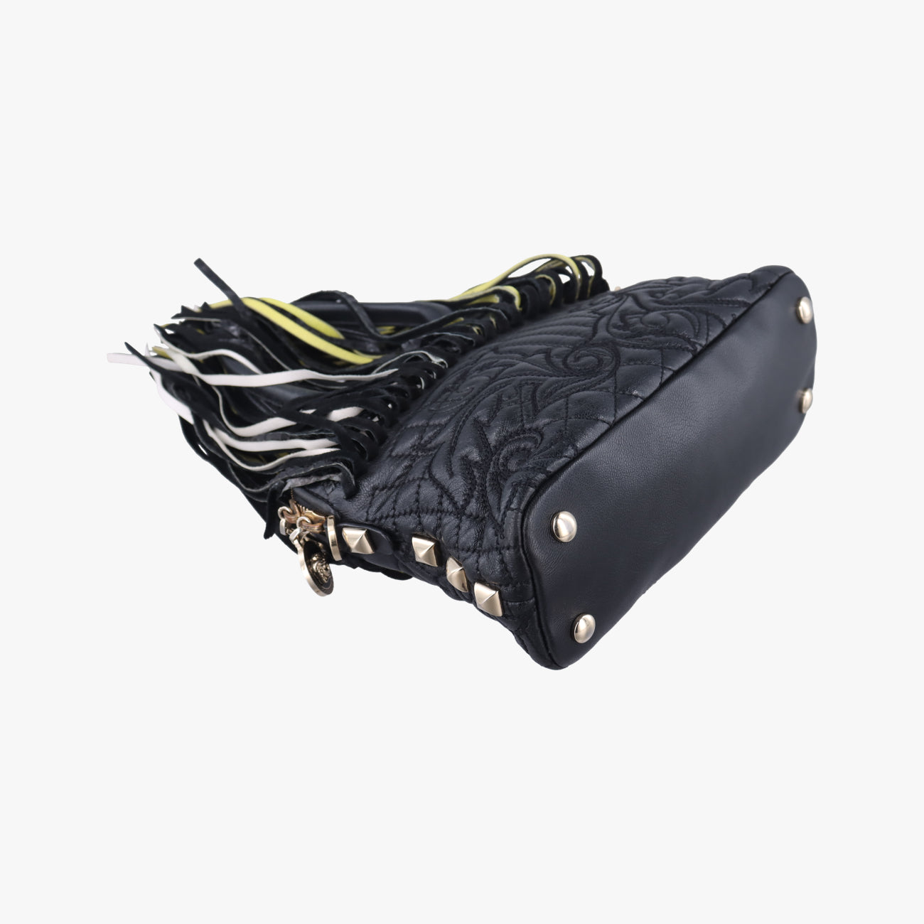 Braided Tassel MedusaBlackLeatherブレイデッド タッセル メデューサブラックレザー