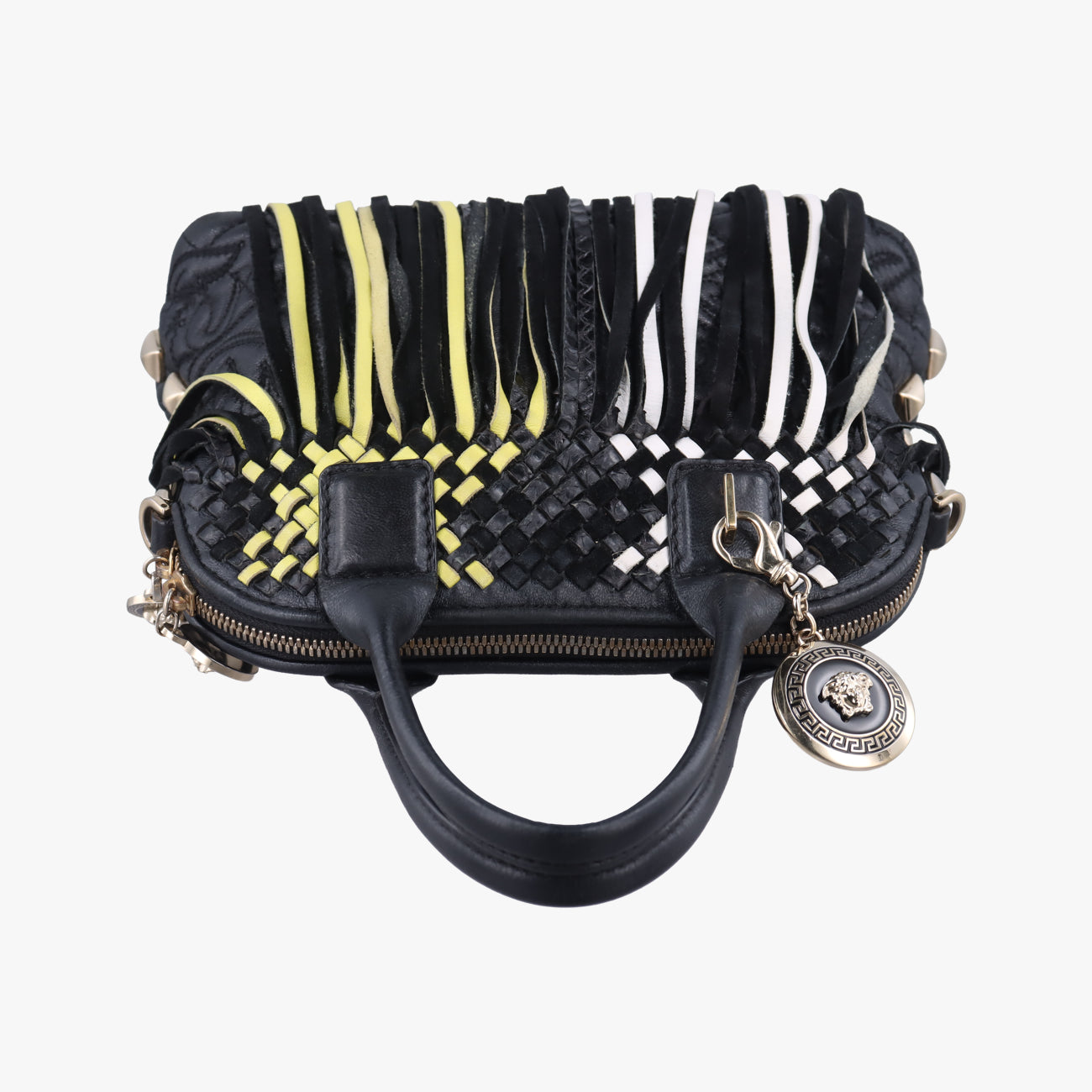 Braided Tassel MedusaBlackLeatherブレイデッド タッセル メデューサブラックレザー