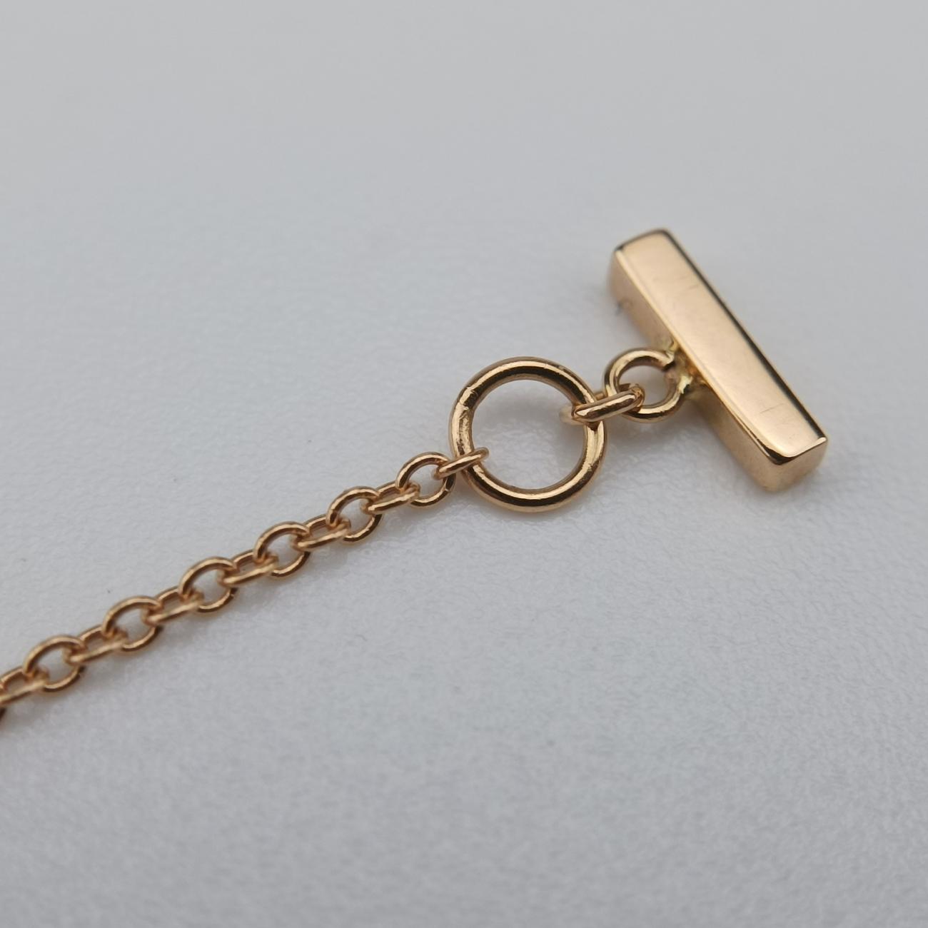 T Smile PendantGolden×PinkAU750Tスマイルペンダントゴールド×ピンクAU750