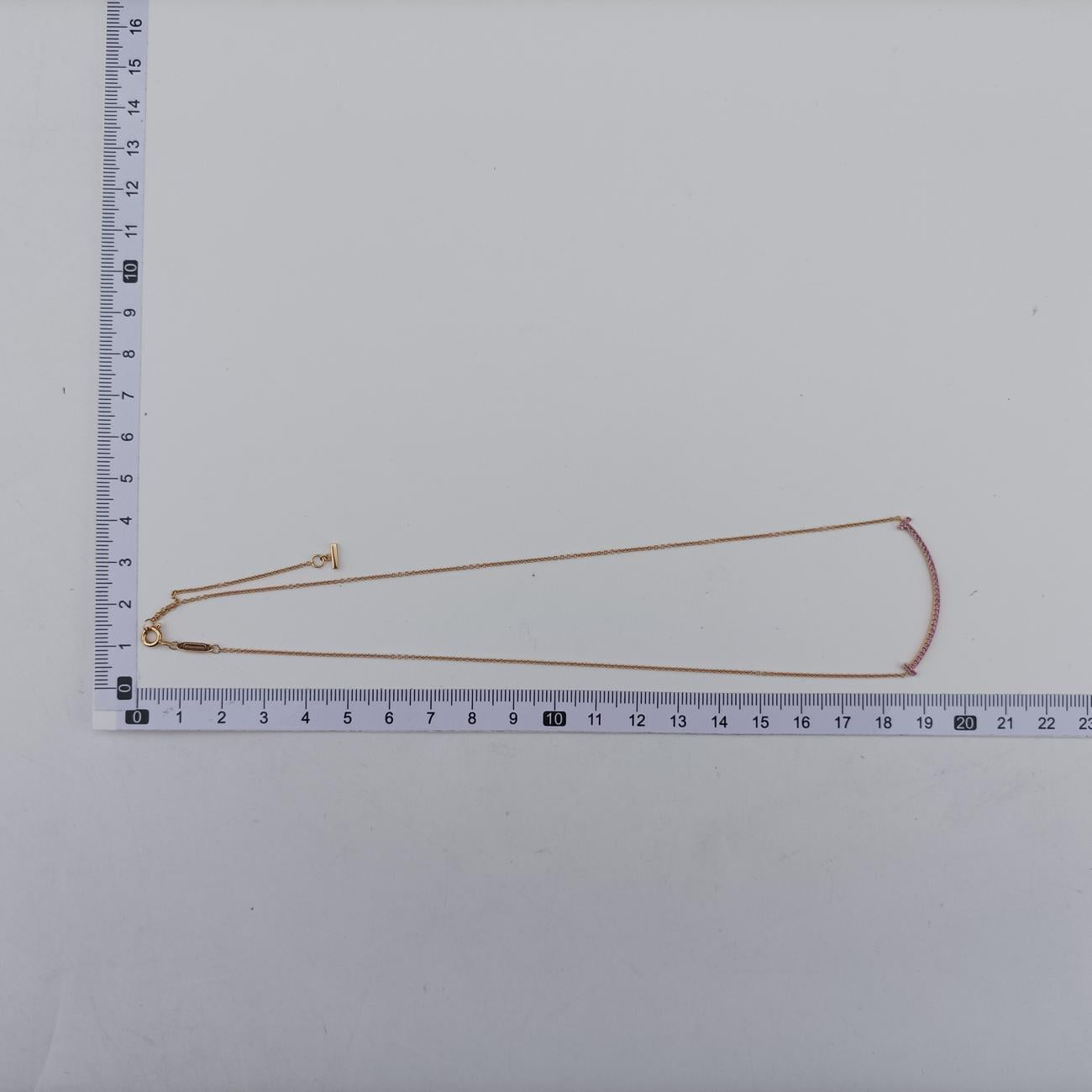 T Smile PendantGolden×PinkAU750Tスマイルペンダントゴールド×ピンクAU750