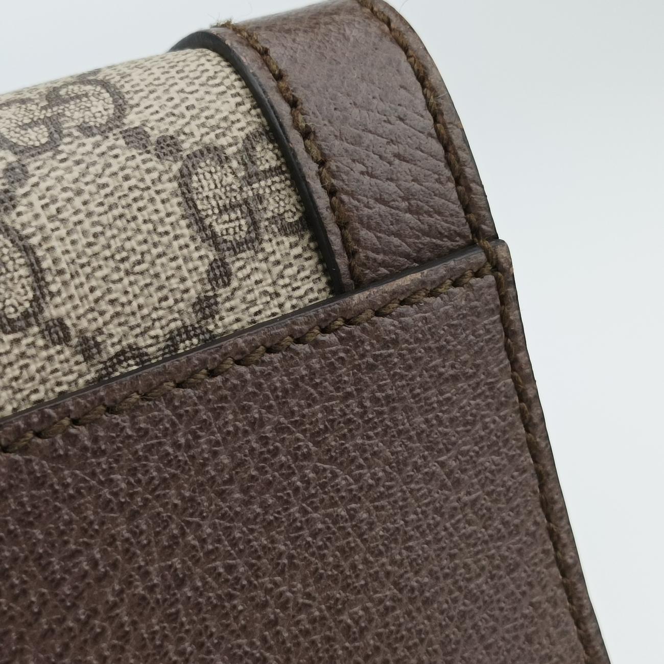 Ophidiabeige×red×greenPVC coated canvas x leather524537A032981582オフィディアベージュ×レッド×グリーンPVCコーティングキャンバス×レザー524537A032981582