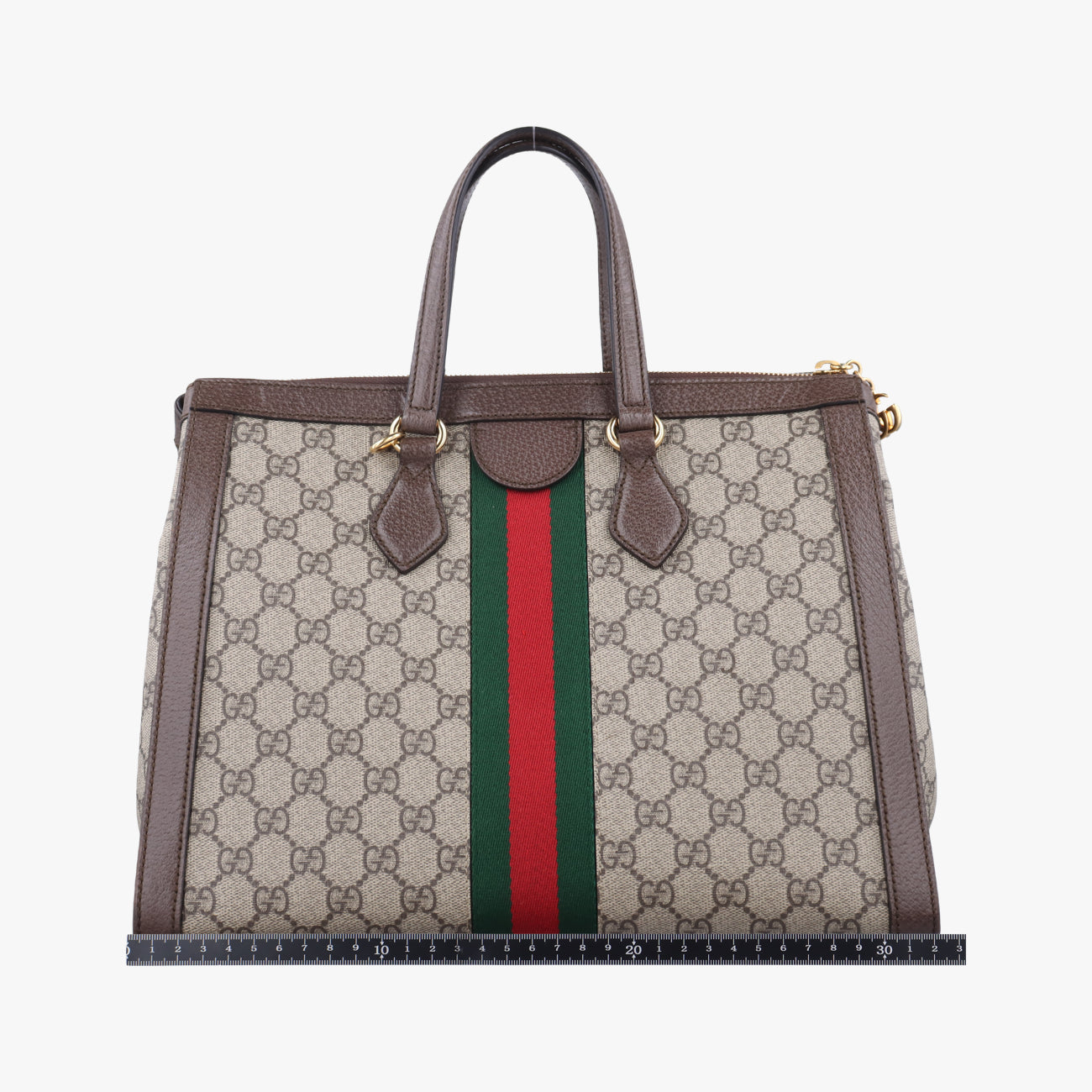 Ophidiabeige×red×greenPVC coated canvas x leather524537A032981582オフィディアベージュ×レッド×グリーンPVCコーティングキャンバス×レザー524537A032981582