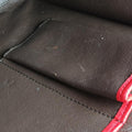 Luggage Micro shopperRed×brownLeatherF-LA-0154 F-CT-0154ラゲージマイクロショッパーレッド×ブラウンレザーF-LA-0154 F-CT-0154