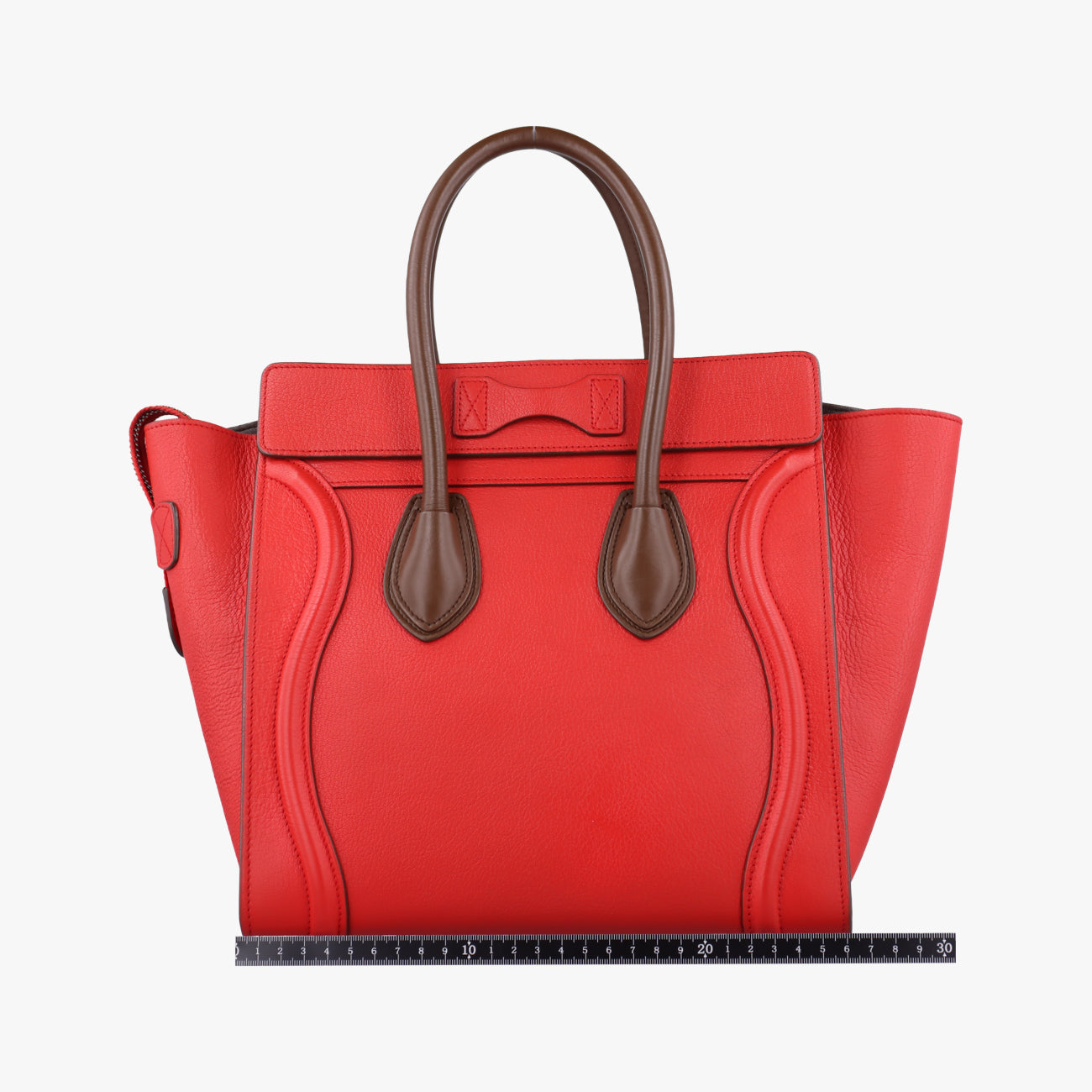 Luggage Micro shopperRed×brownLeatherF-LA-0154 F-CT-0154ラゲージマイクロショッパーレッド×ブラウンレザーF-LA-0154 F-CT-0154