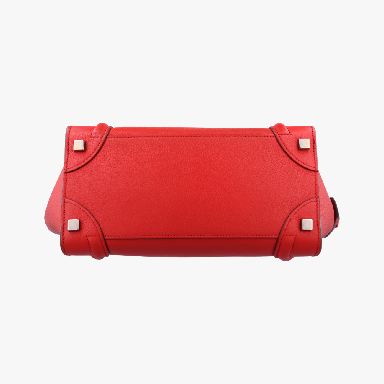 Luggage Micro shopperRed×brownLeatherF-LA-0154 F-CT-0154ラゲージマイクロショッパーレッド×ブラウンレザーF-LA-0154 F-CT-0154