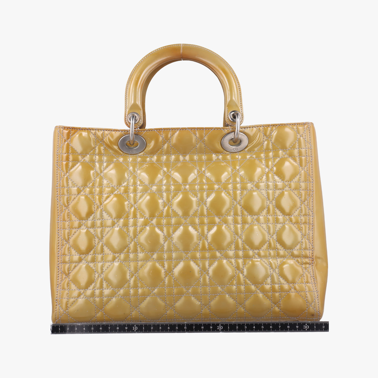 Lady DiorYellowPatent18AMA-0111レディディオール ラージイエローパテント18AMA-0111