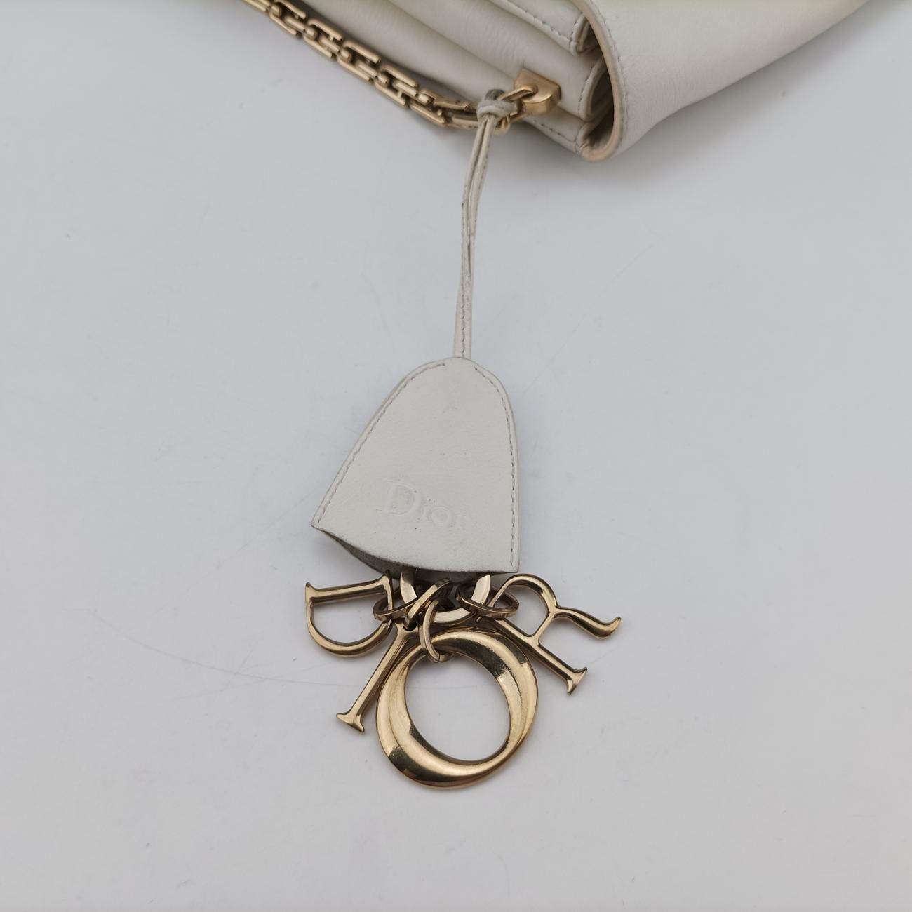 DiorlingWhiteLeather01-BO-0133ディオールリングホワイトレザー01-BO-0133