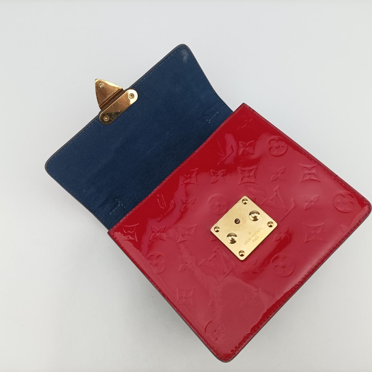 Spring street PMScarlet RedVernis×Leather×Monogram CanvasM90505NZ3159 ICチップスプリングストリートPMスカーレットヴェルニ×レザー×モノグラムキャンバスM90505NZ3159 ICチップ