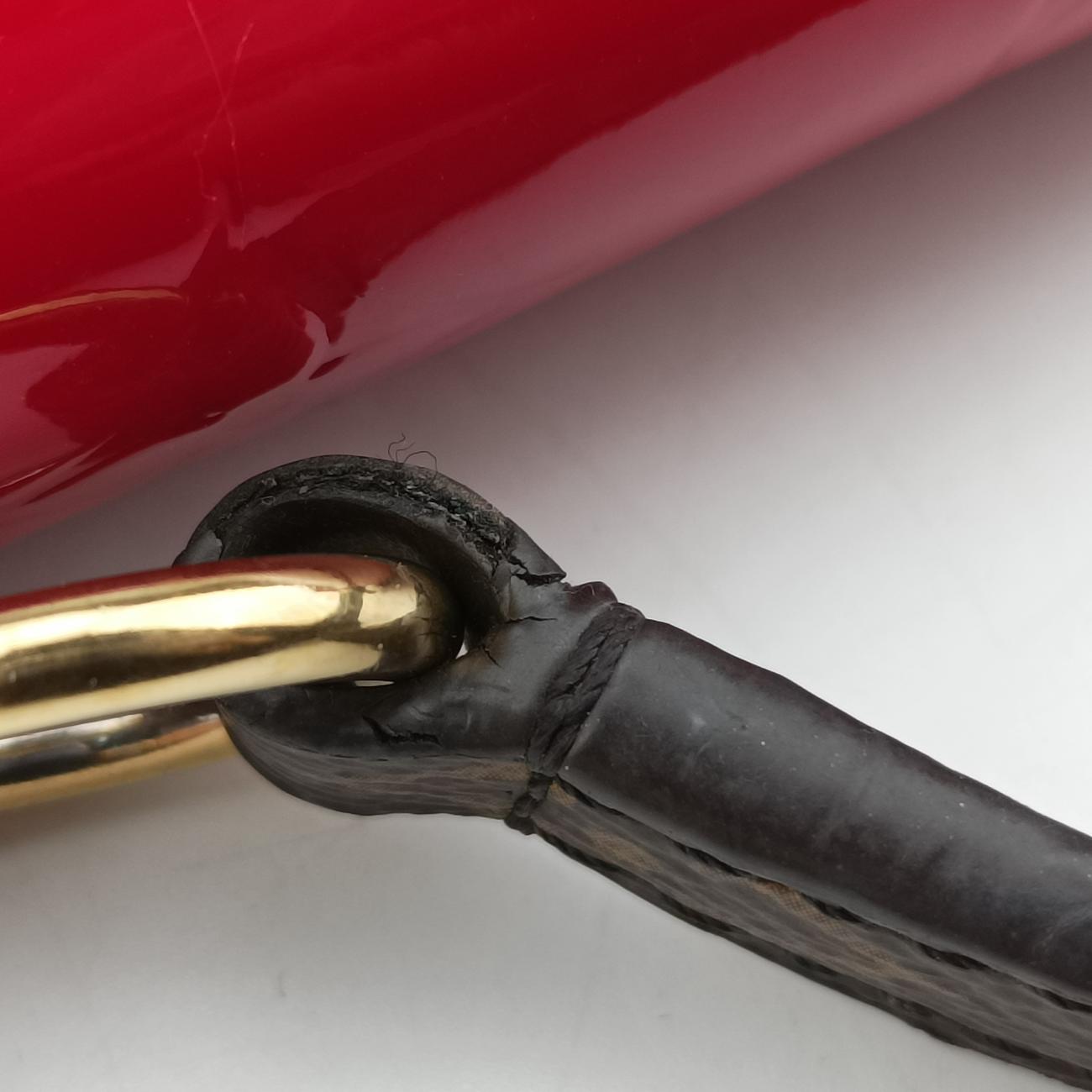 Spring street PMScarlet RedVernis×Leather×Monogram CanvasM90505NZ3159 ICチップスプリングストリートPMスカーレットヴェルニ×レザー×モノグラムキャンバスM90505NZ3159 ICチップ