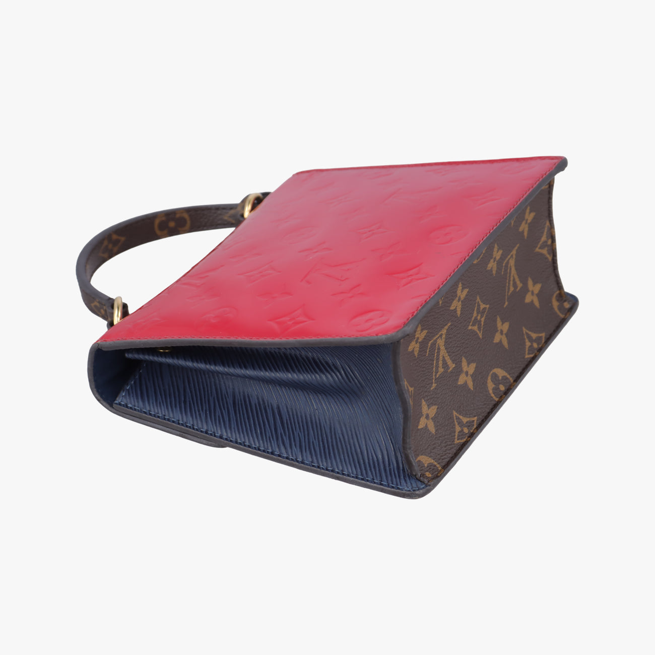 Spring street PMScarlet RedVernis×Leather×Monogram CanvasM90505NZ3159 ICチップスプリングストリートPMスカーレットヴェルニ×レザー×モノグラムキャンバスM90505NZ3159 ICチップ