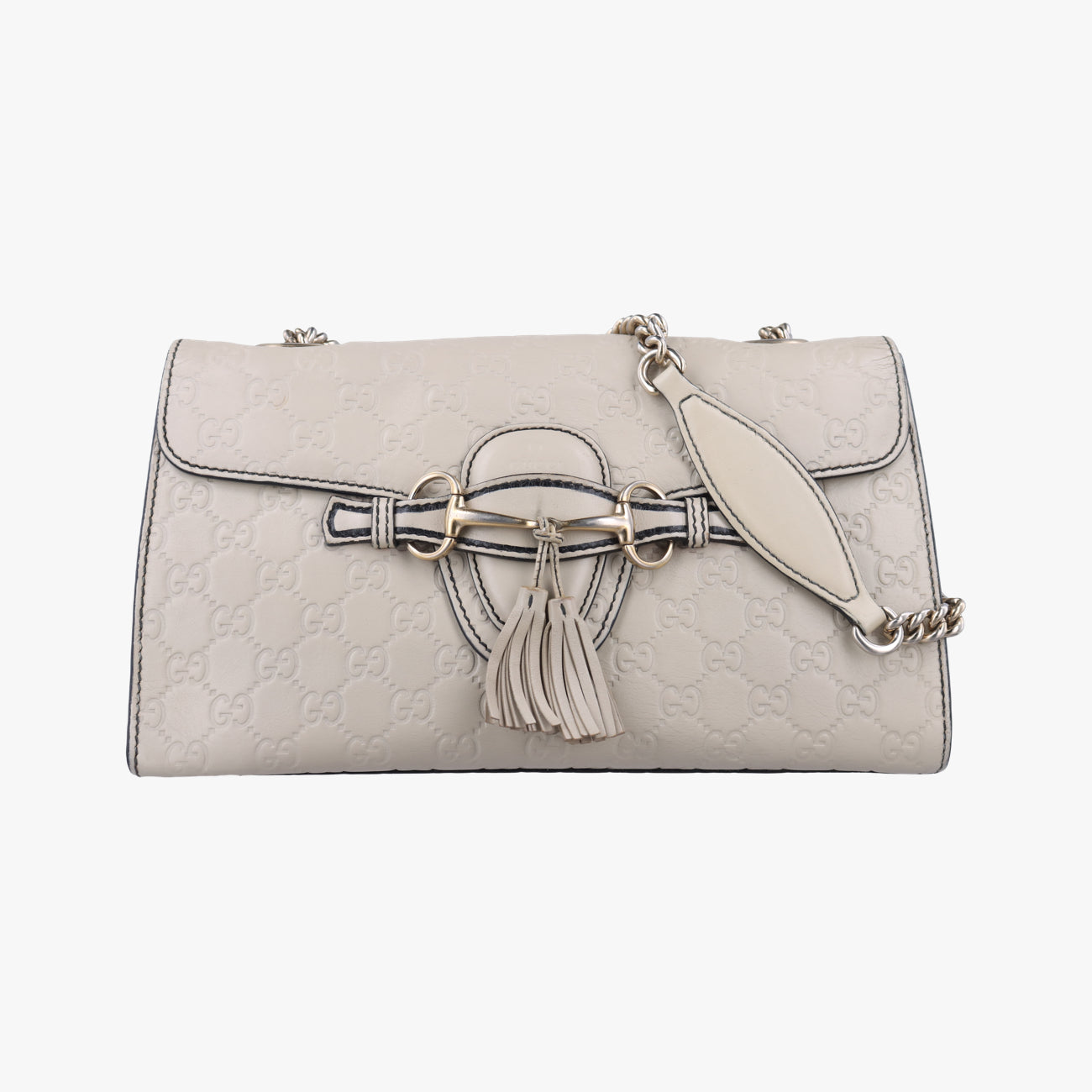 EmilyWhiteLeather295402Lot number unknownエミリーホワイトレザー295402製番不明