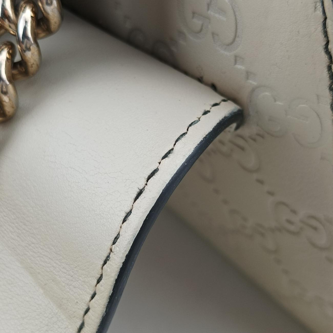 EmilyWhiteLeather295402Lot number unknownエミリーホワイトレザー295402製番不明