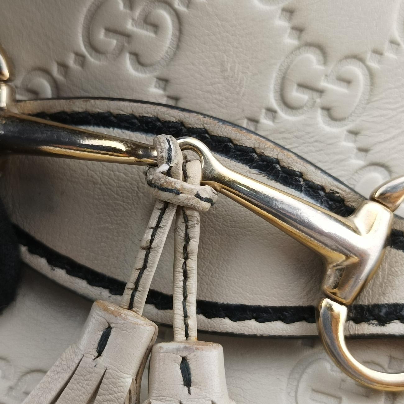 EmilyWhiteLeather295402Lot number unknownエミリーホワイトレザー295402製番不明