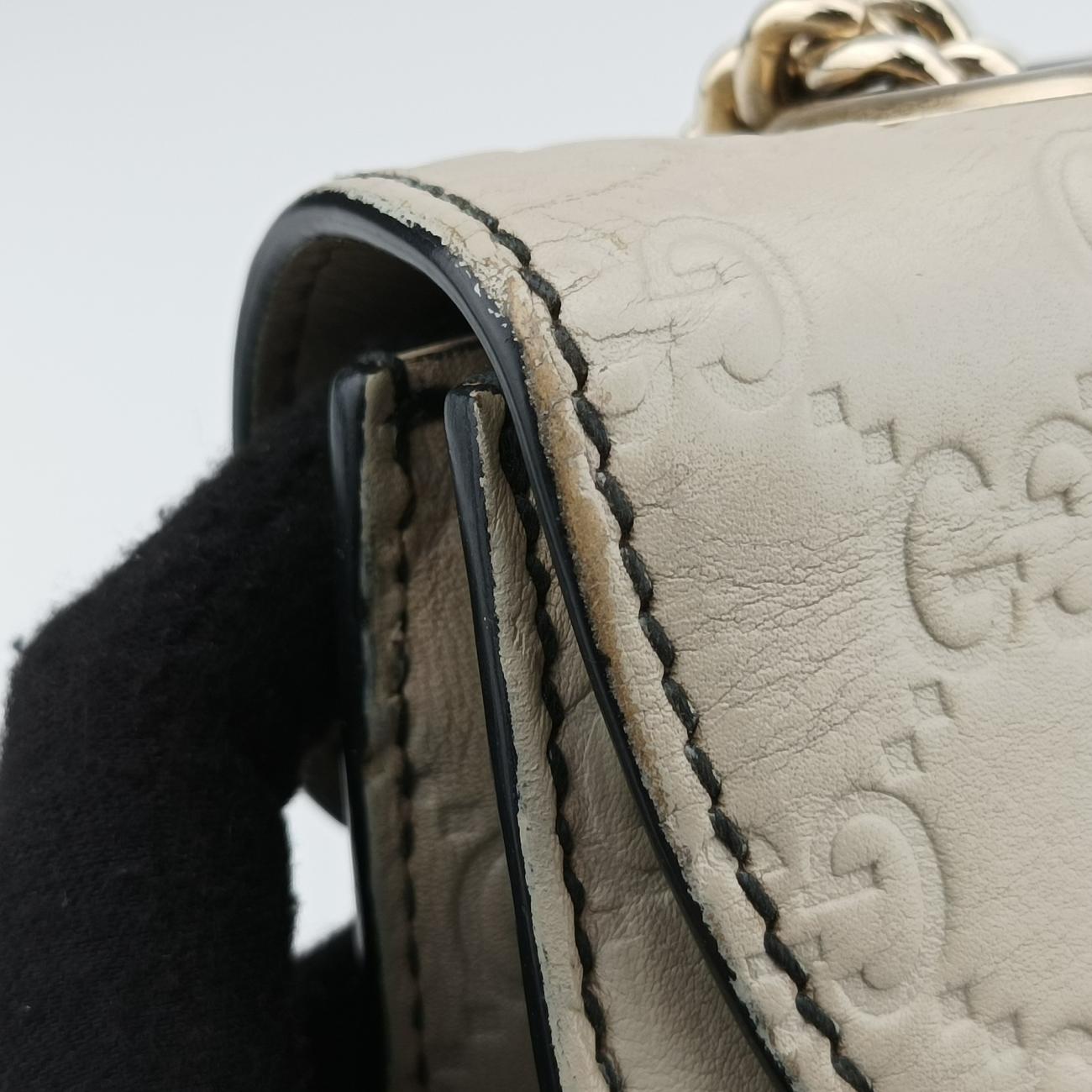 EmilyWhiteLeather295402Lot number unknownエミリーホワイトレザー295402製番不明