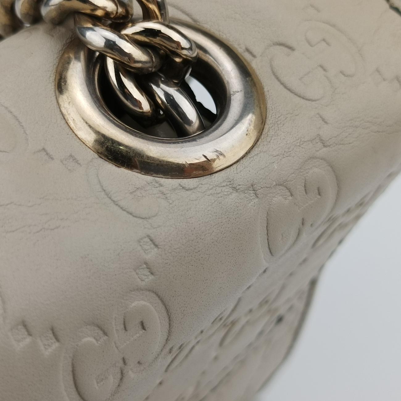 EmilyWhiteLeather295402Lot number unknownエミリーホワイトレザー295402製番不明