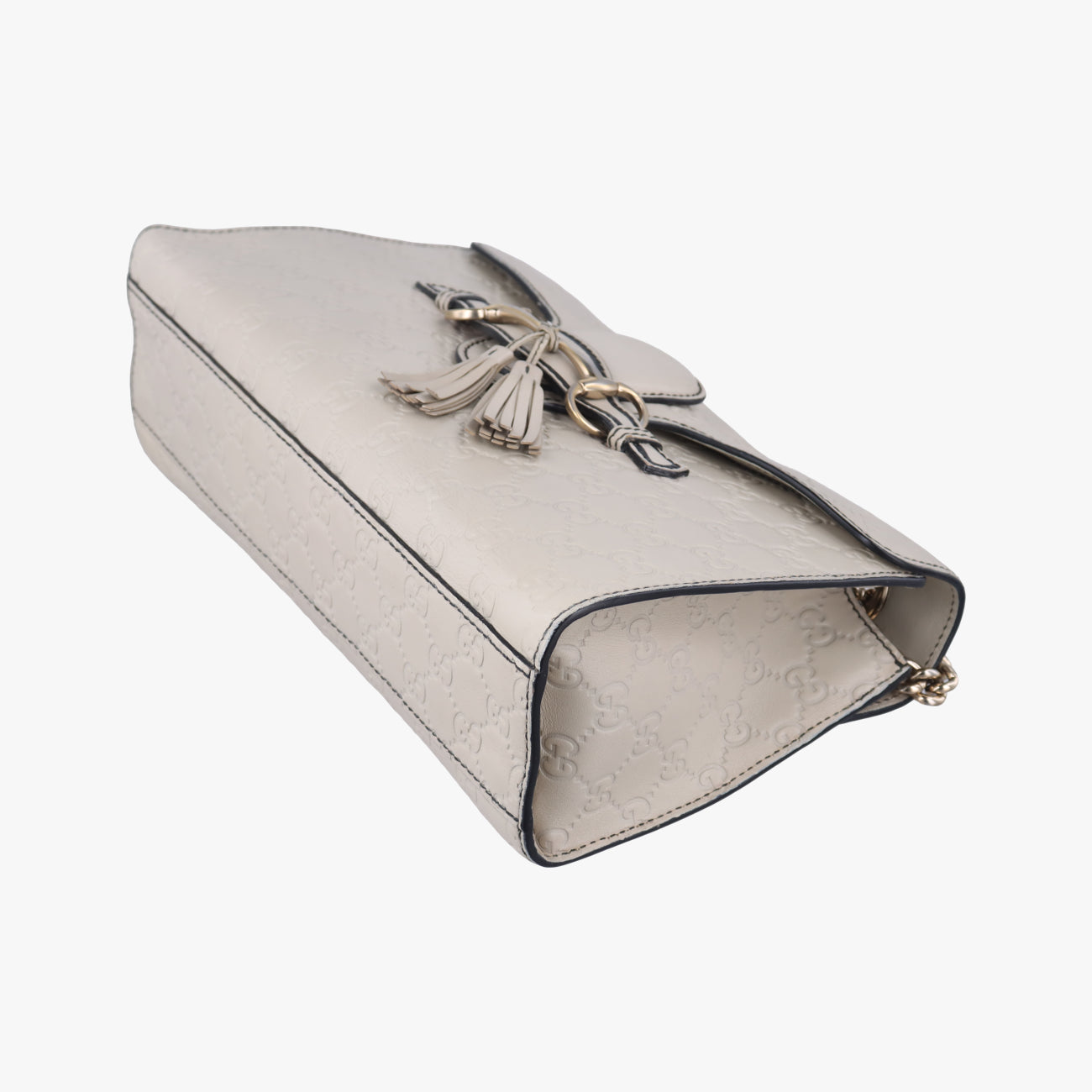 EmilyWhiteLeather295402Lot number unknownエミリーホワイトレザー295402製番不明