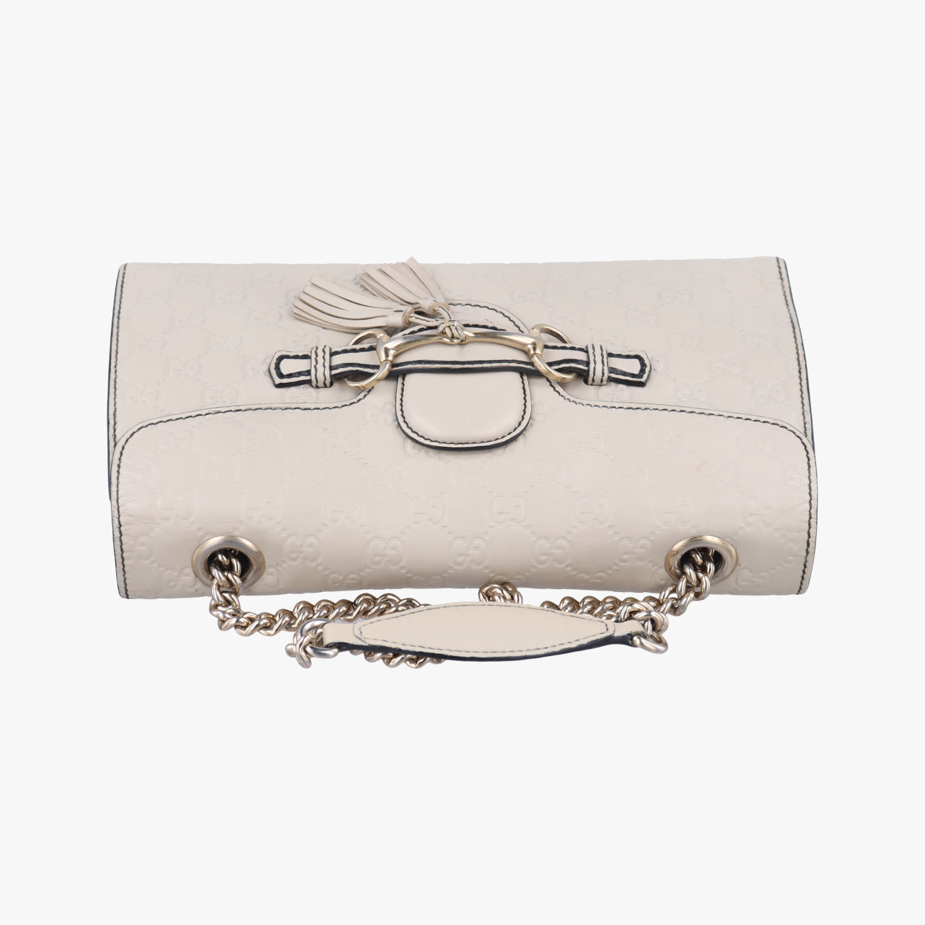 EmilyWhiteLeather295402Lot number unknownエミリーホワイトレザー295402製番不明