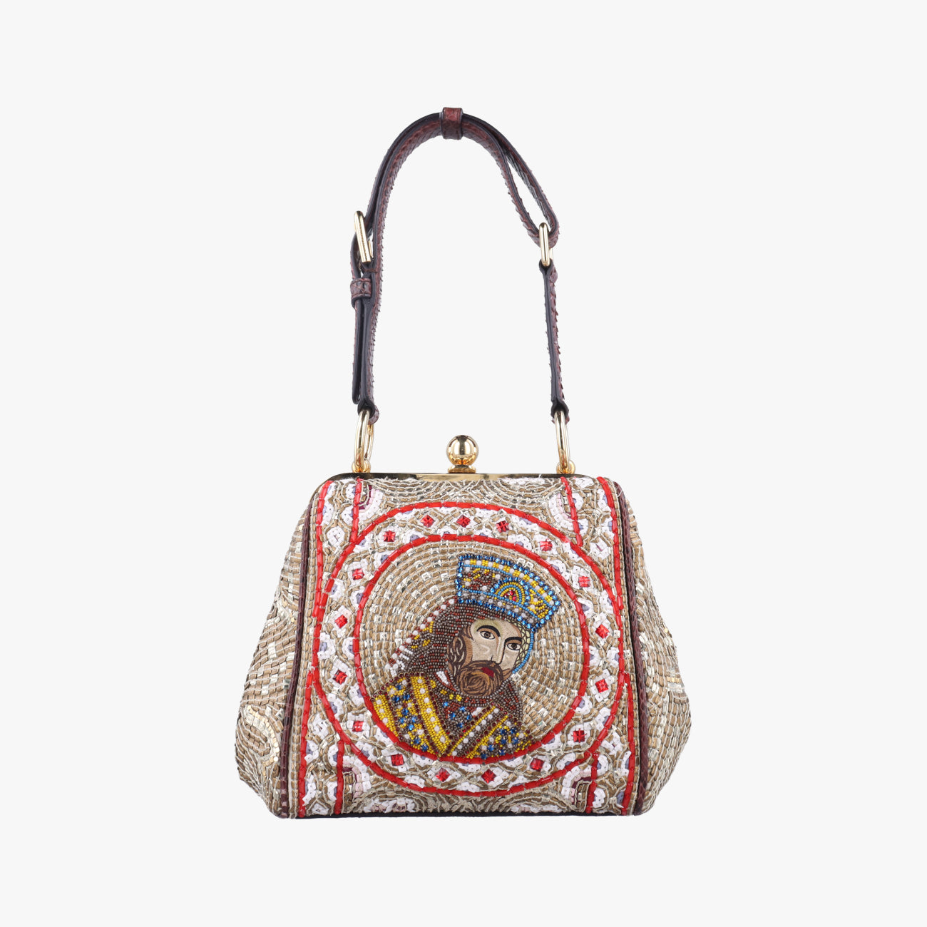 Python and Beads Agatha Mosaic King SatchelMulticolourbeadsパイソン ビーズ アガサ モザイク キング サッチェルマルチカラービーズ